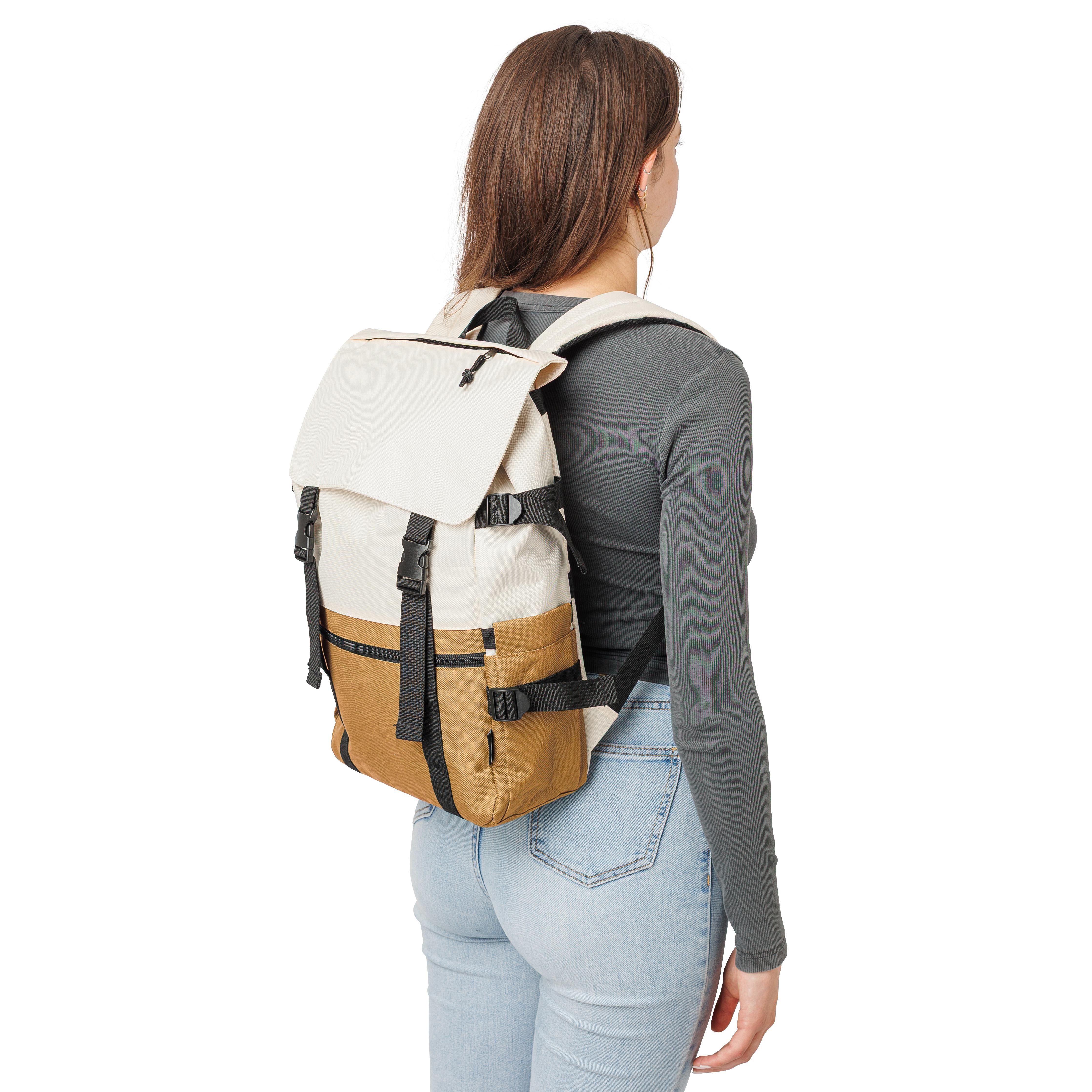 Vue 18 de Sac à dos Vayo 2-tons | Recyclé | Ordinateur portable 15" | 11 l