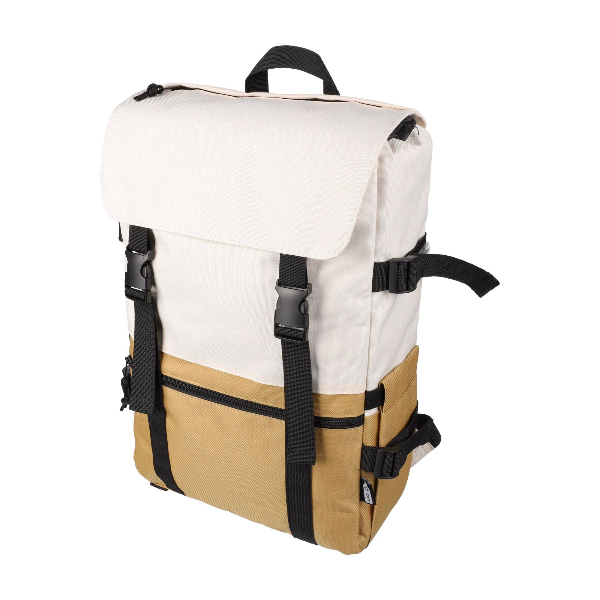 Vue 10 de Sac à dos Vayo 2-tons | Recyclé | Ordinateur portable 15" | 11 l