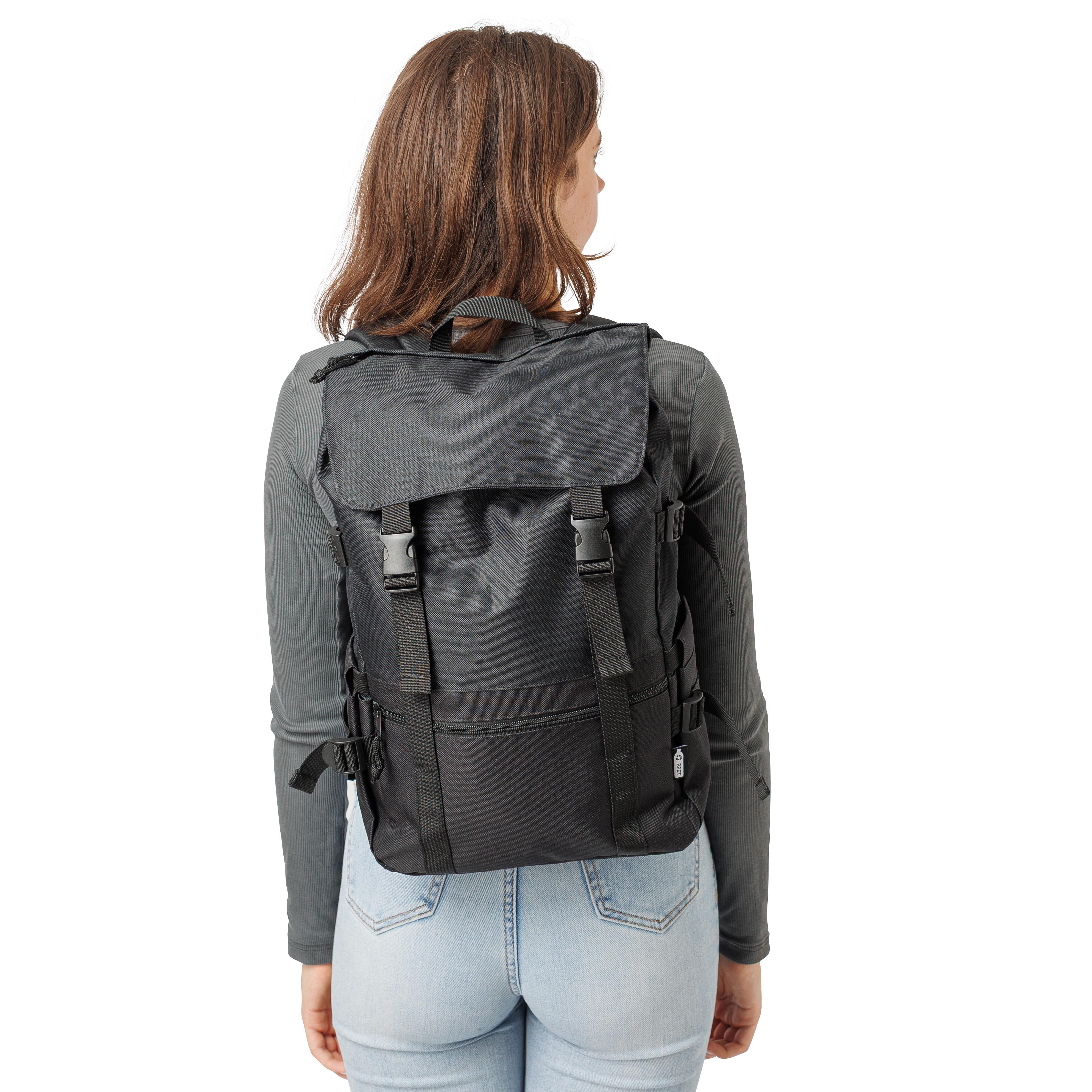 Vue 9 de Sac à dos Vayo | Recyclé | Ordinateur portable 15" | 11 l