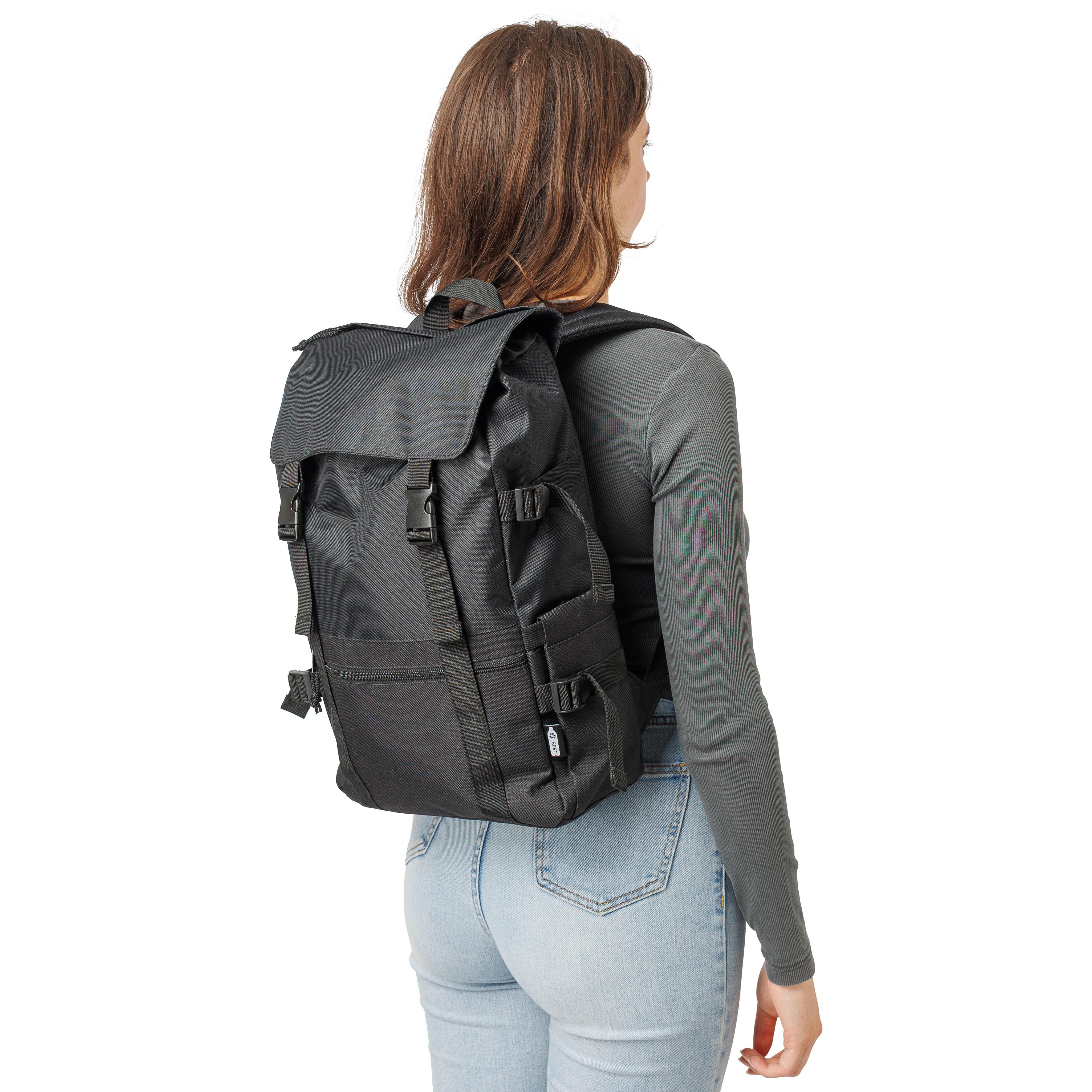 Vue 10 de Sac à dos Vayo | Recyclé | Ordinateur portable 15" | 11 l