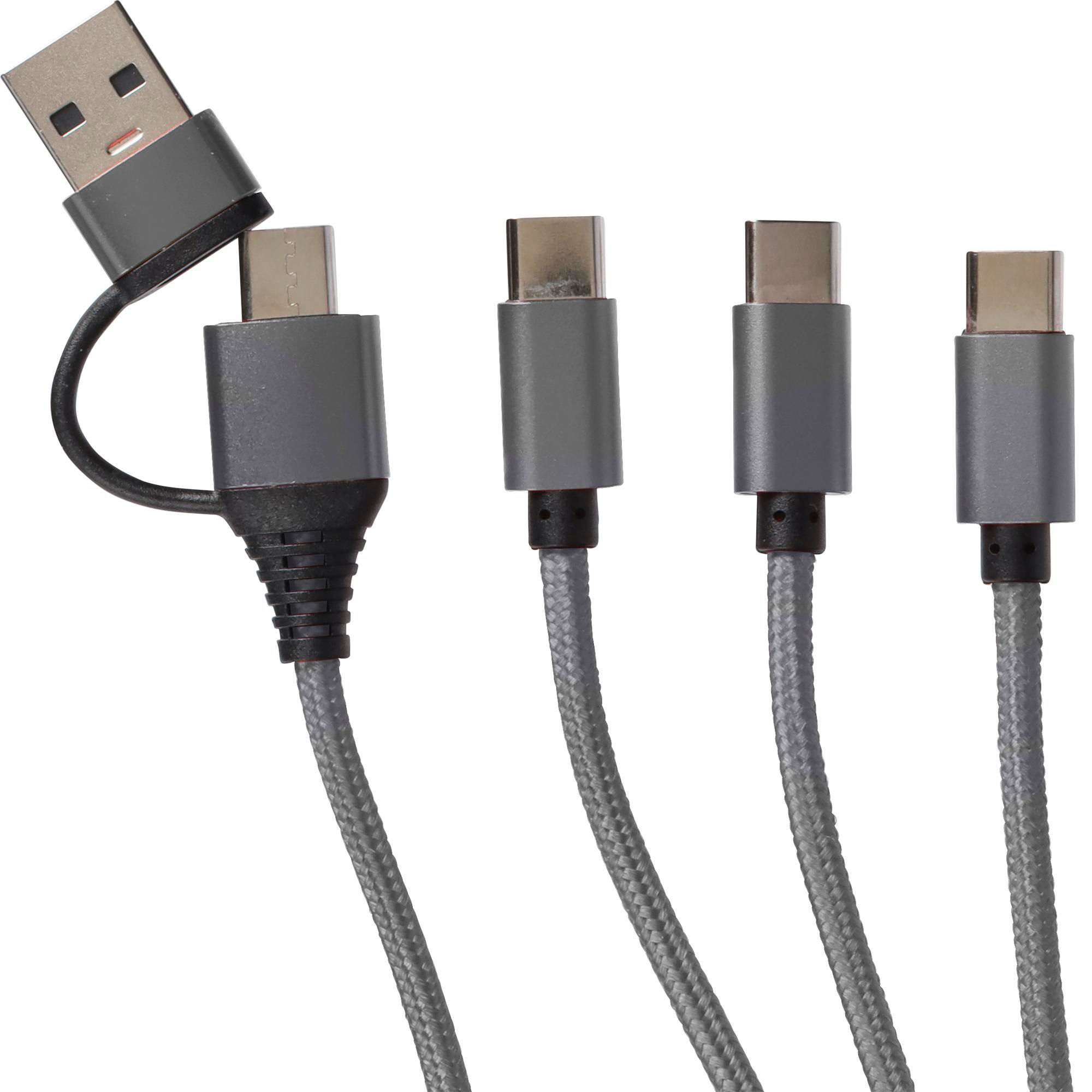 Vue 3 de Câble de charge Hexa | 6-en-1