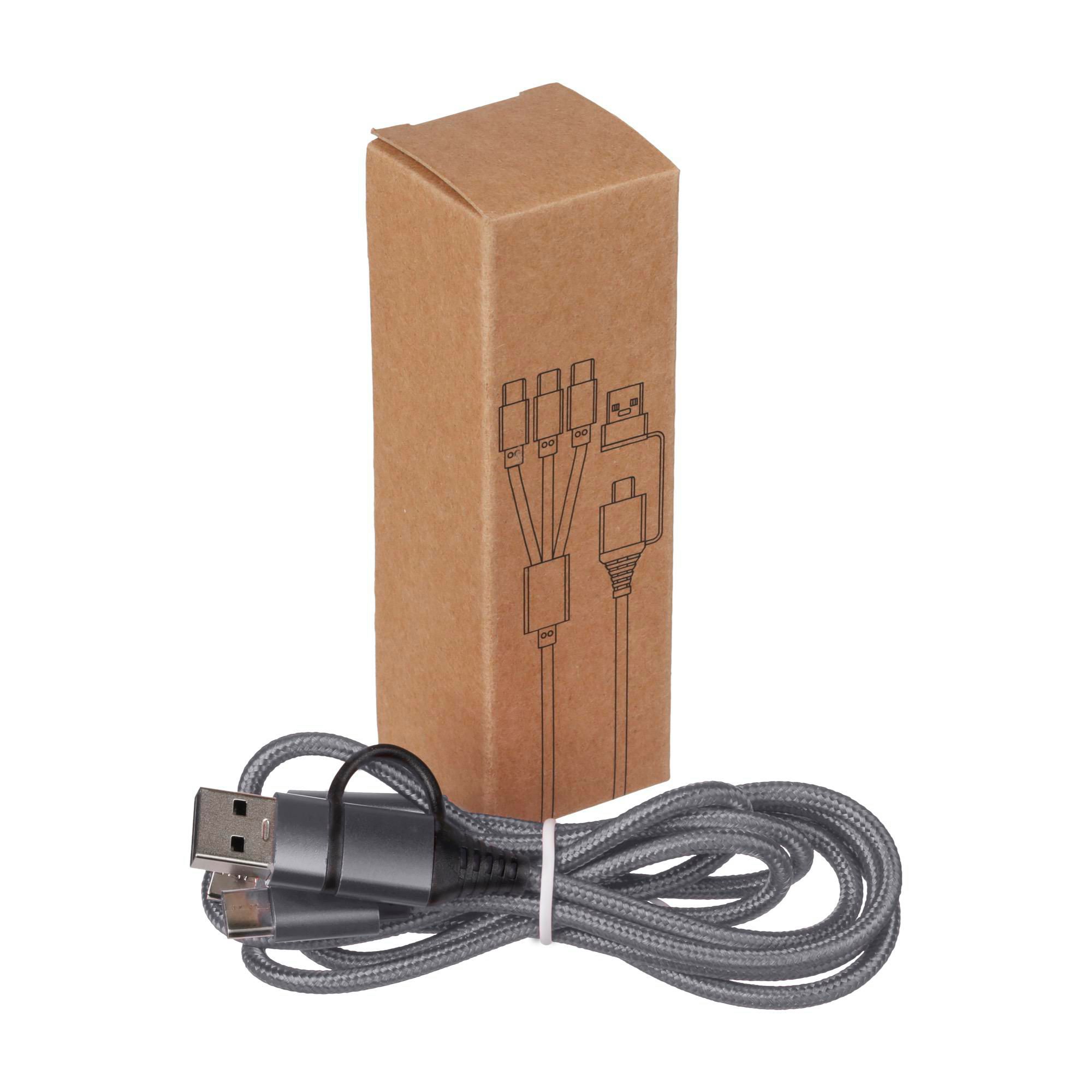 Vue 6 de Câble de charge Hexa | 6-en-1