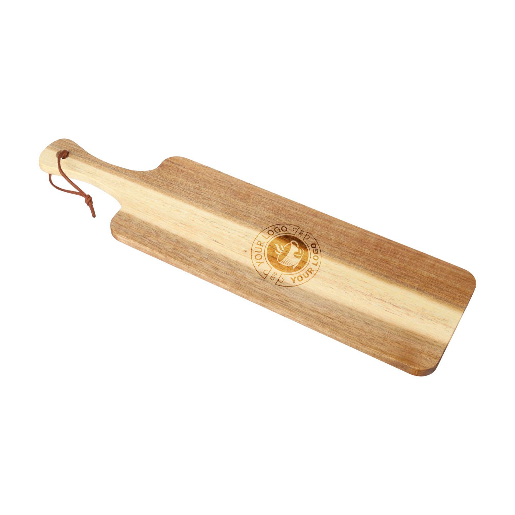 Vue 2 de Planche à découper Walter | Acacia | Avec poignée