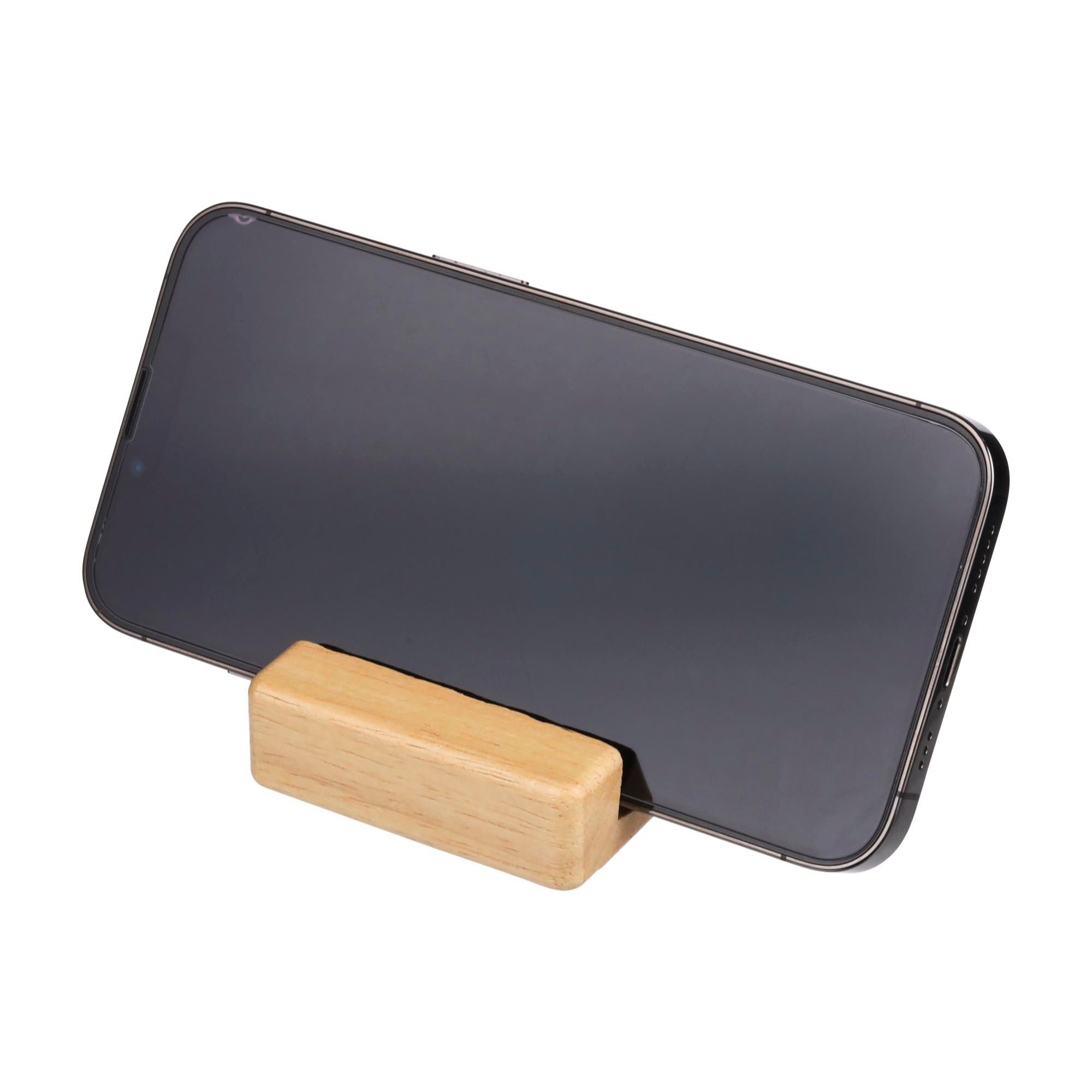 Vue 3 de Support téléphone Nyla | Bois