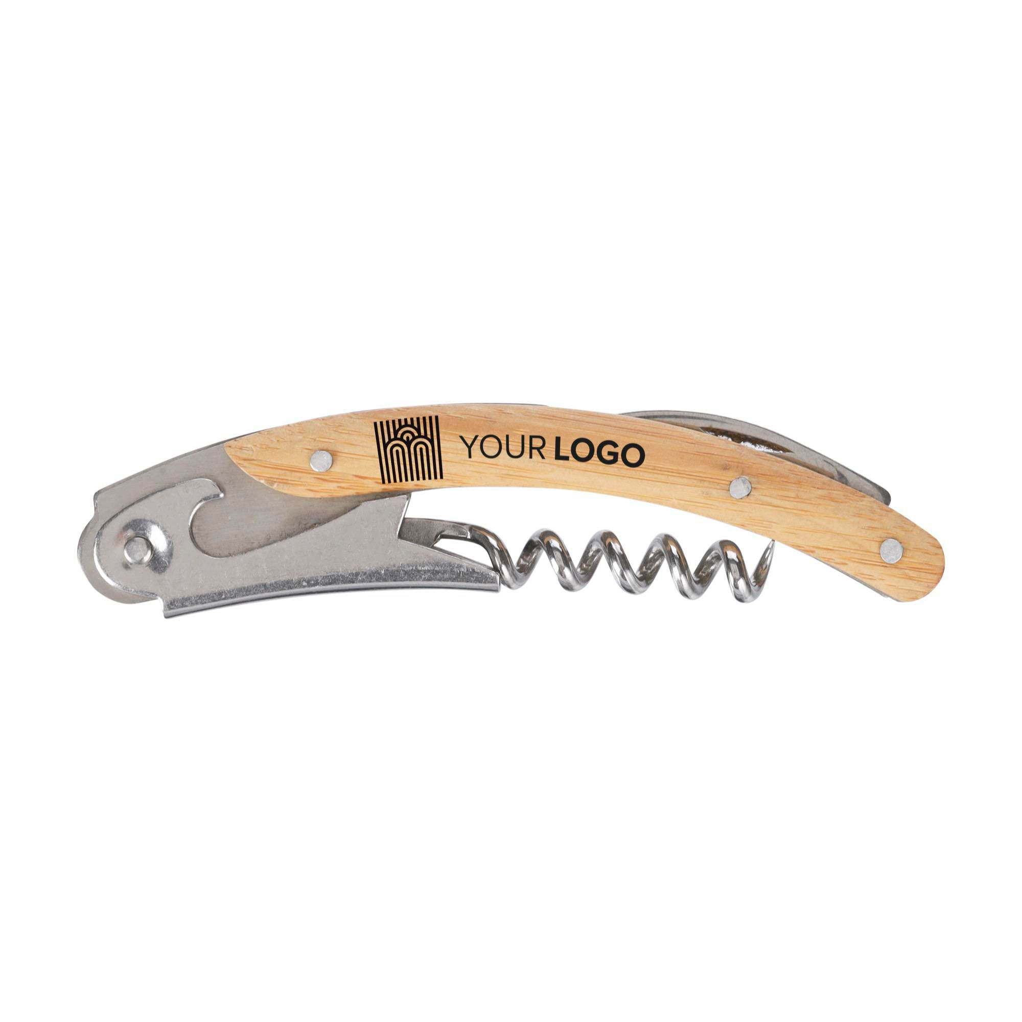 Vue 2 de Couteau de sommelier Lenny | Bambou