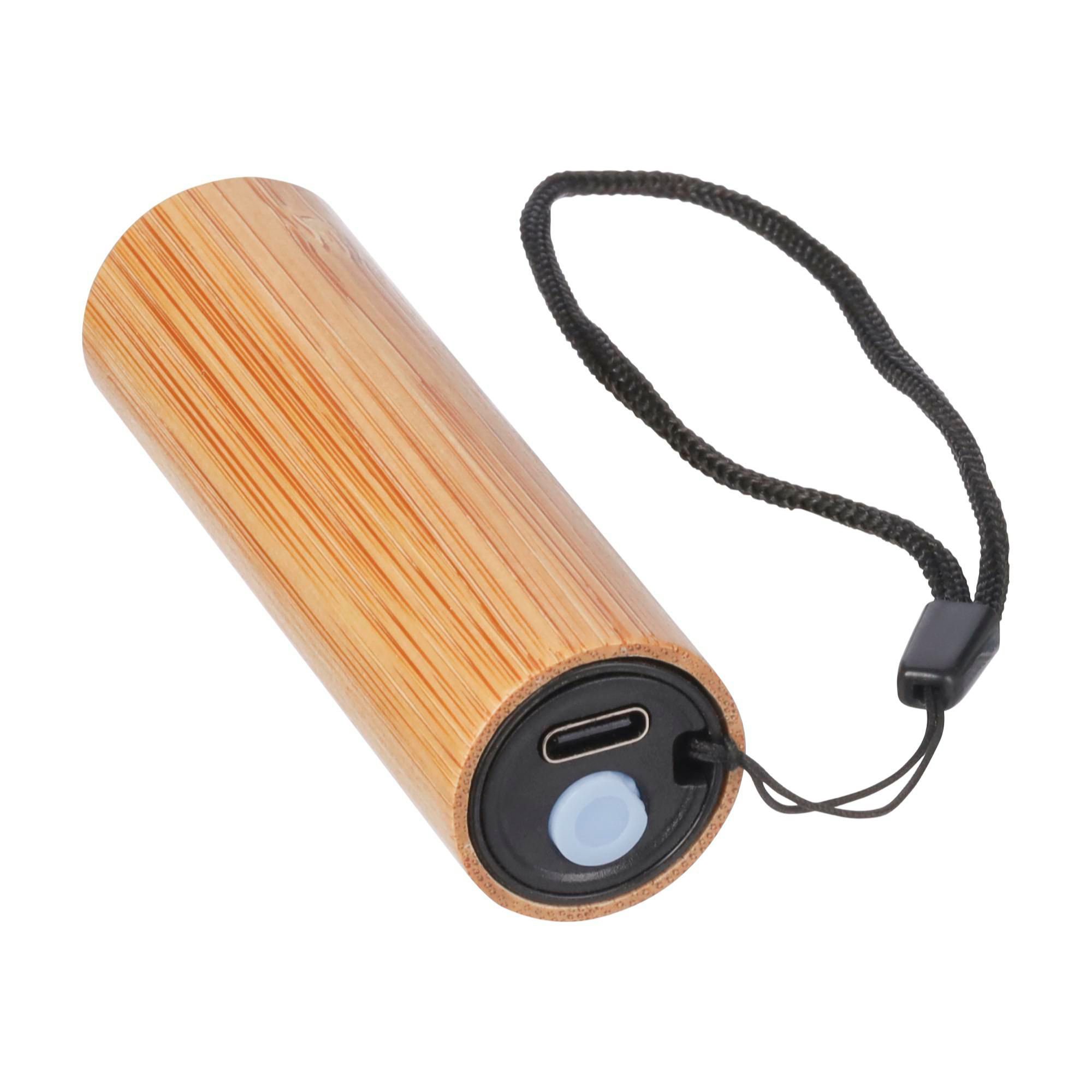 Vue 3 de Lampe torche Lumbo | Bambou