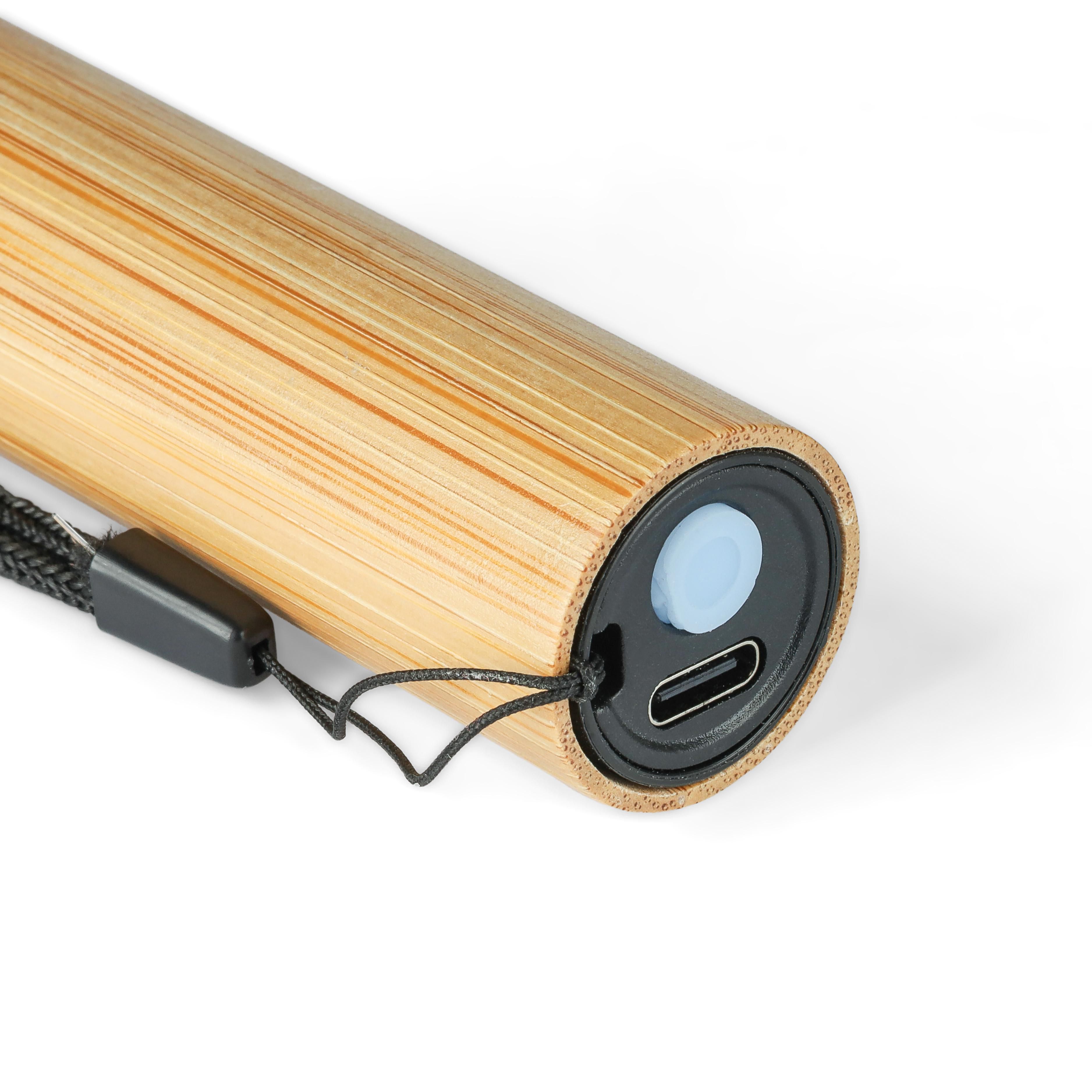 Vue 4 de Lampe torche Lumbo | Bambou