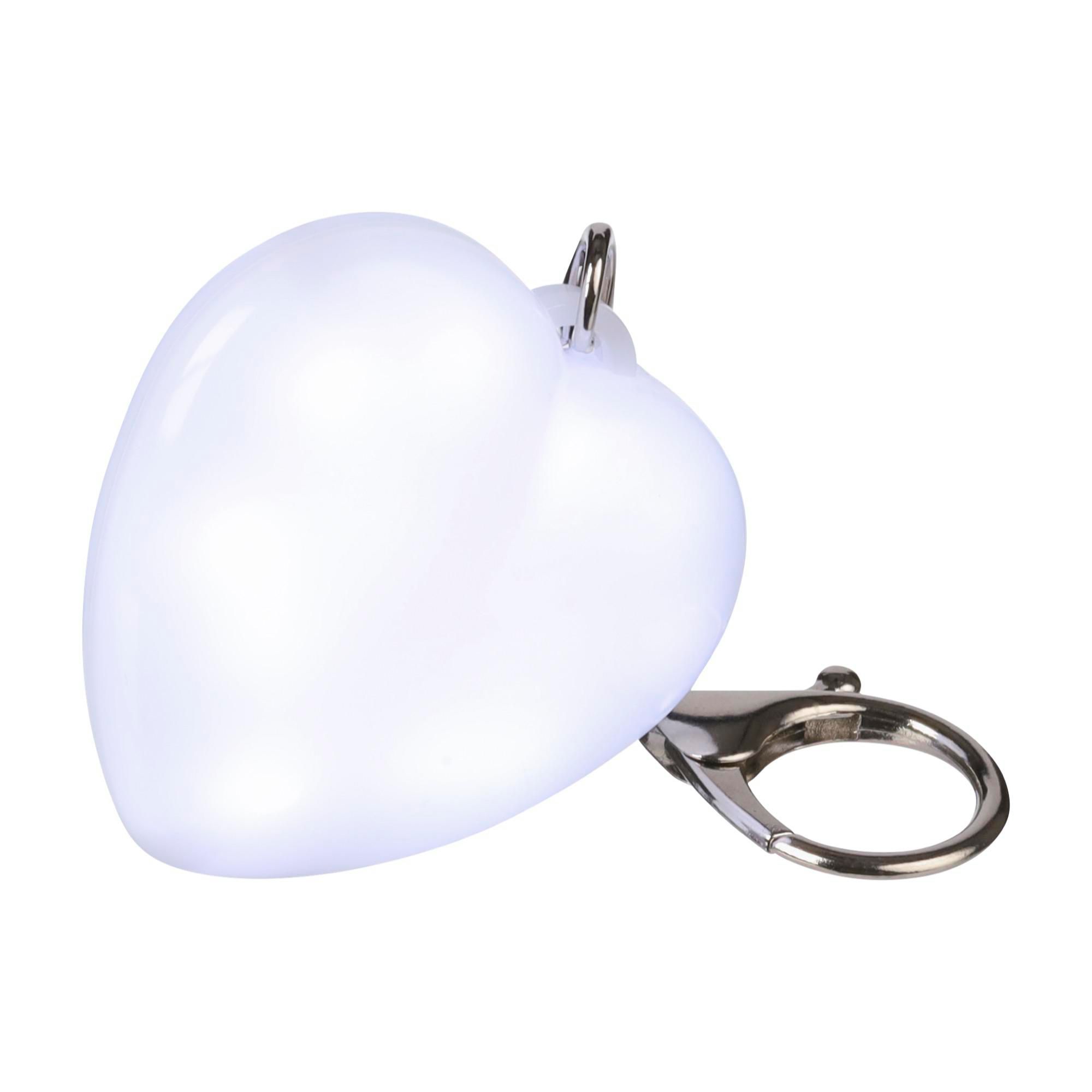 Vue 4 de Porte-clés lumineux Gleamo | Forme cœur