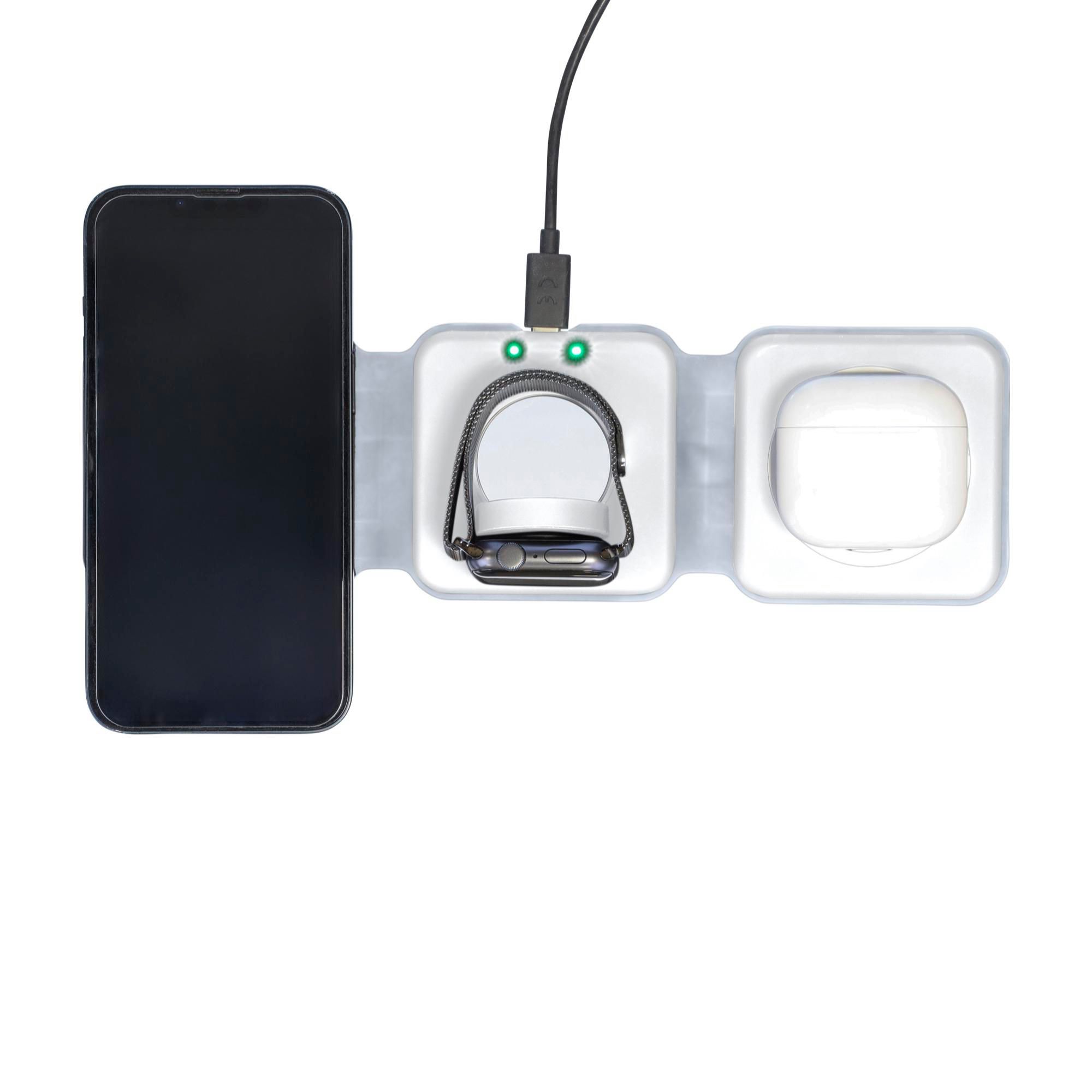 Vue 6 de Chargeur sans fil Trigo | Recyclé | 3-en-1
