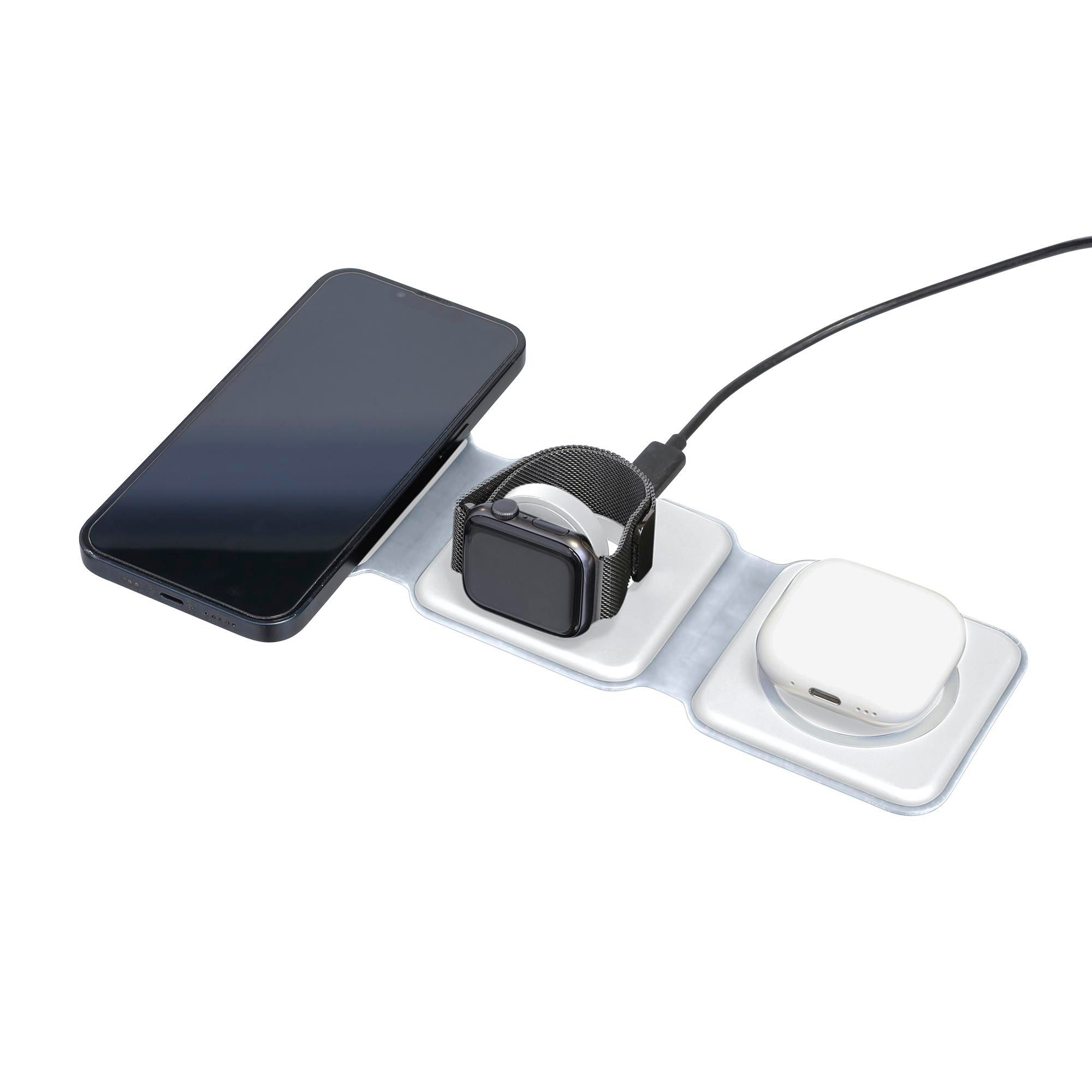 Vue 9 de Chargeur sans fil Trigo | Recyclé | 3-en-1
