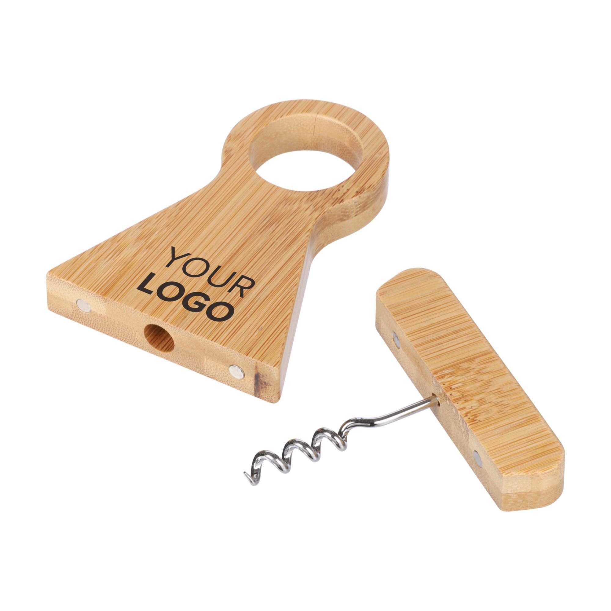 Vue 3 de Porte-bouteille Vincio | Bambou