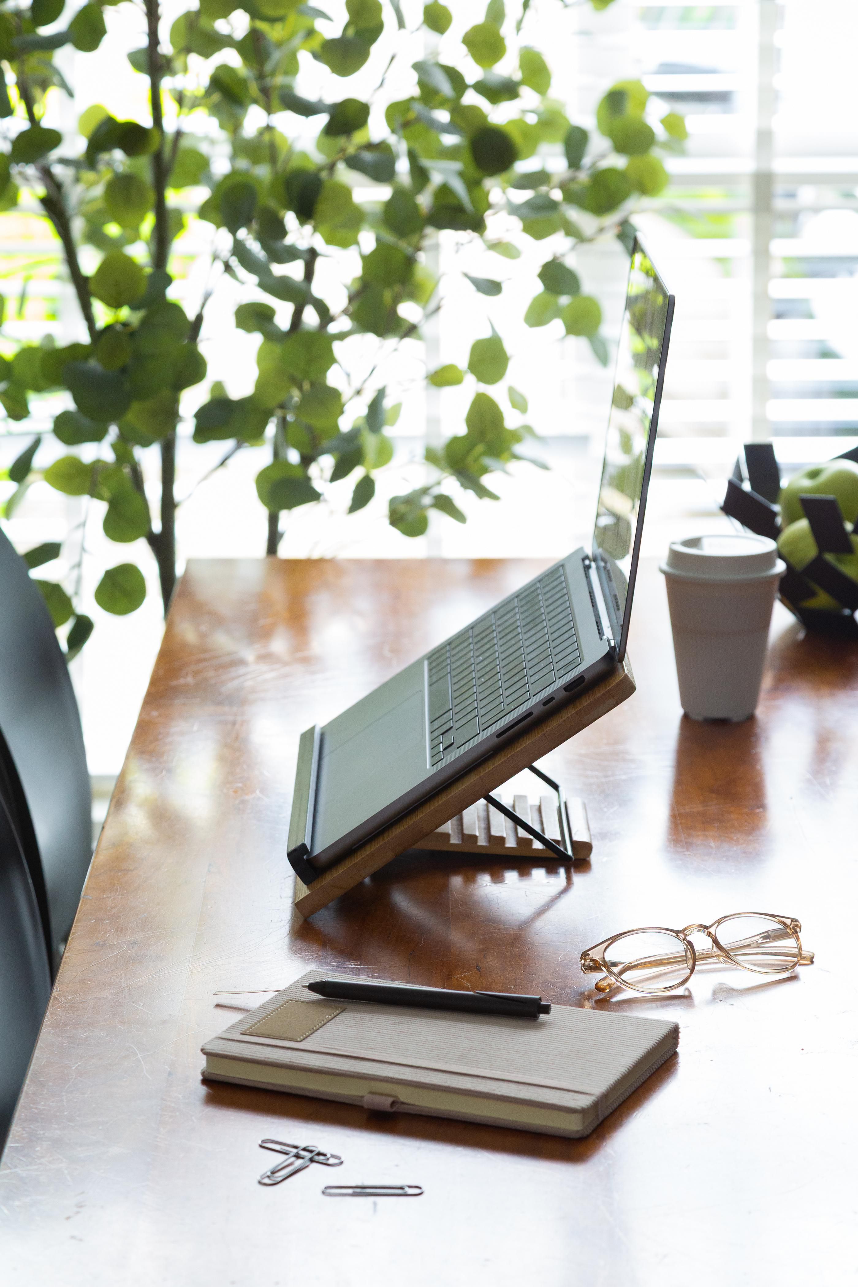 Vue 9 de Java Bamboo Support pour Ordinateur Portable