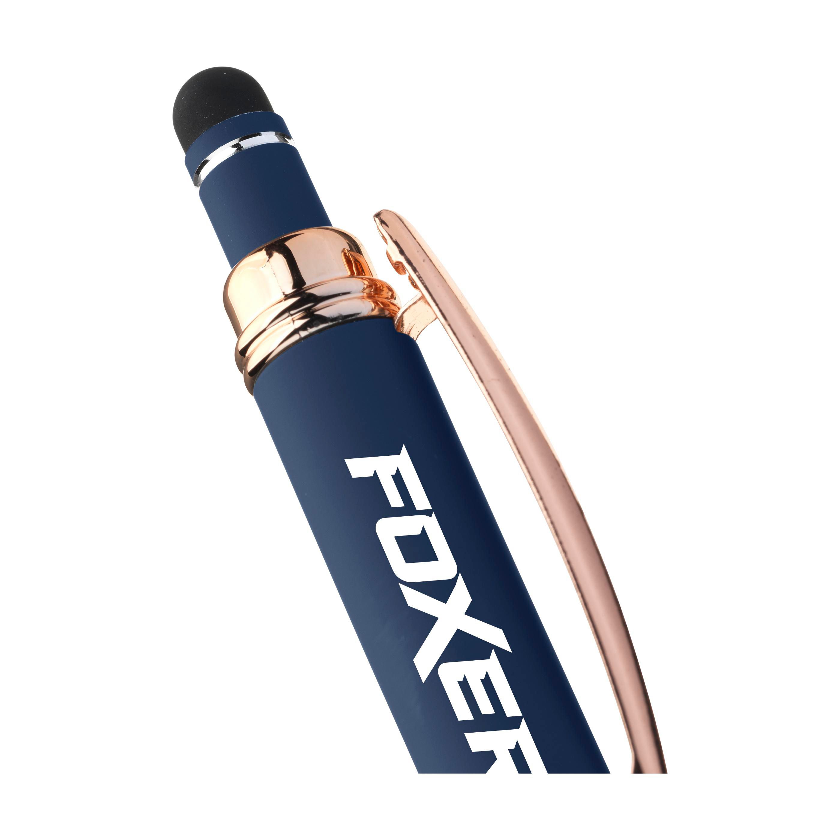 Vue 3 de Luna RCS Recycled Alu Rose stylo tactile