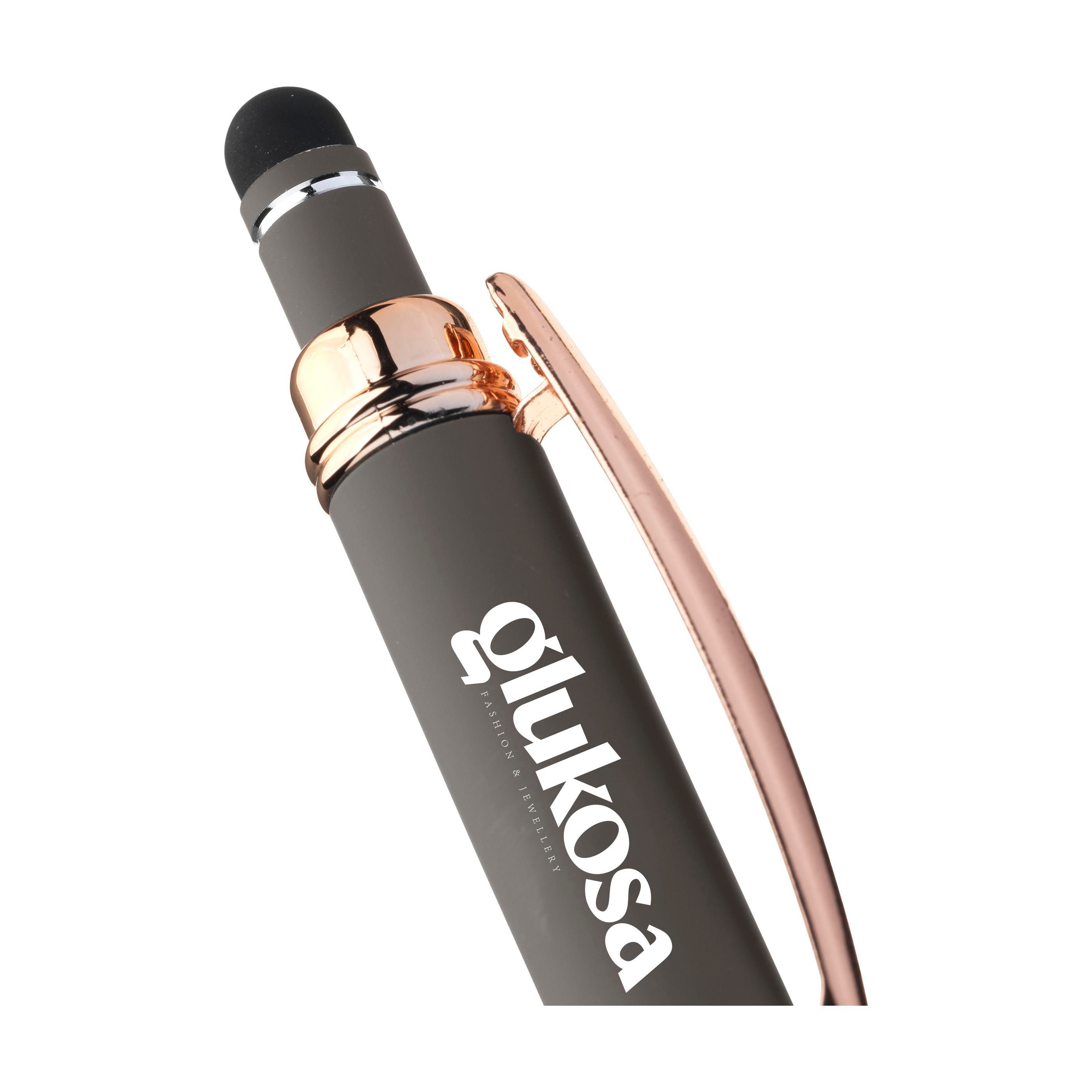Vue 6 de Luna RCS Recycled Alu Rose stylo tactile