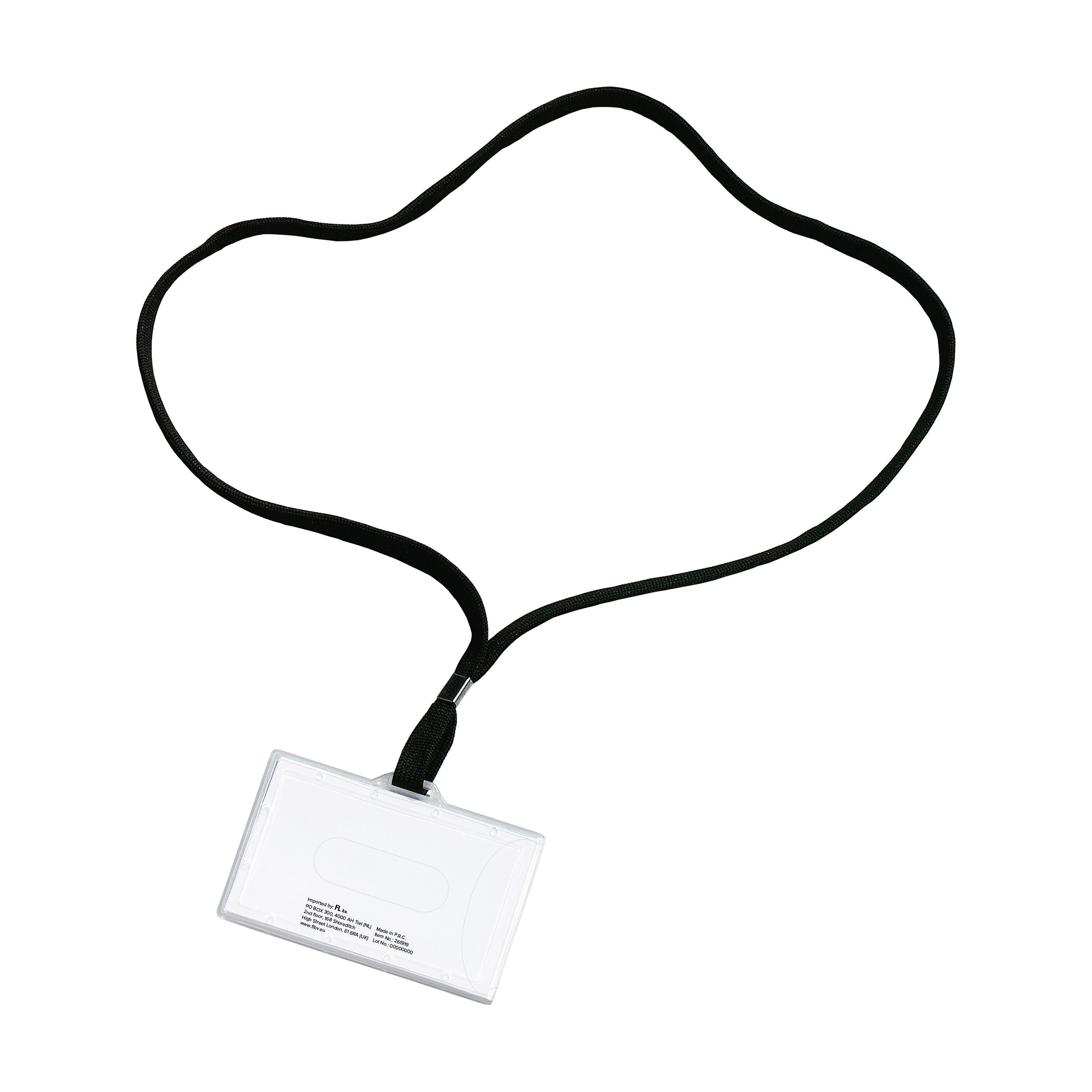 Vue 3 de LanyardBadge porte-carte