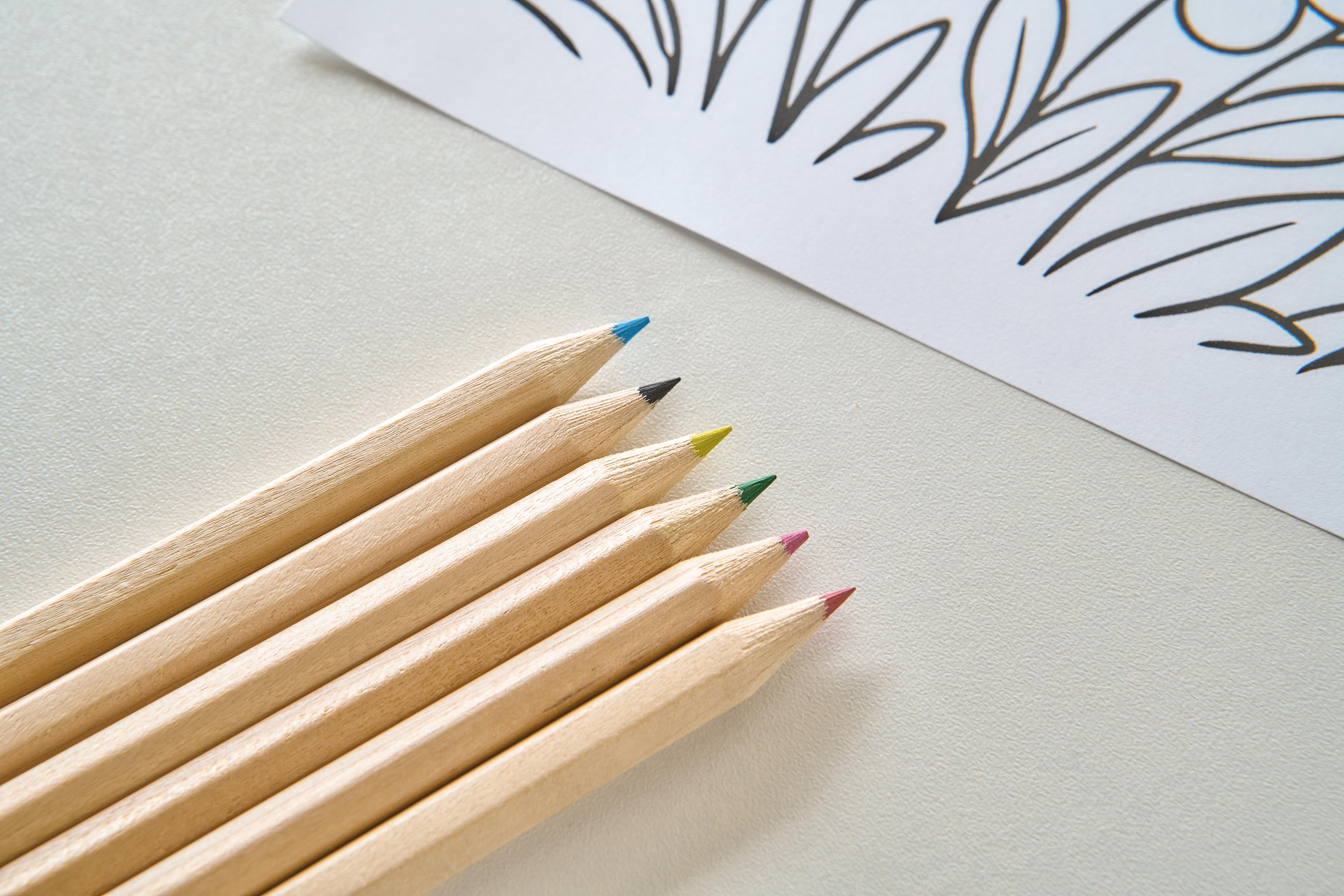 Vue 7 de Set de crayons de couleur Gigi | 6 pièces