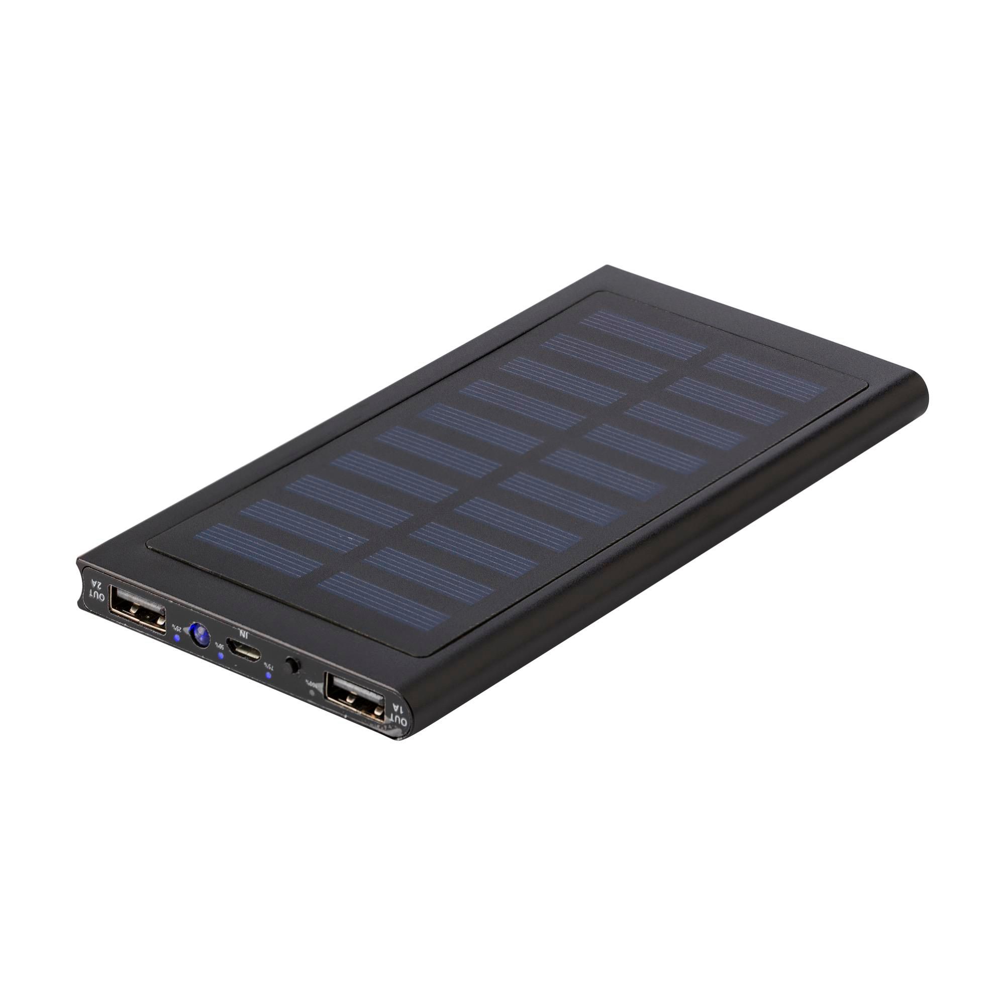 Vue 4 de Powerbank solaire Sonne | 8 000 mAh