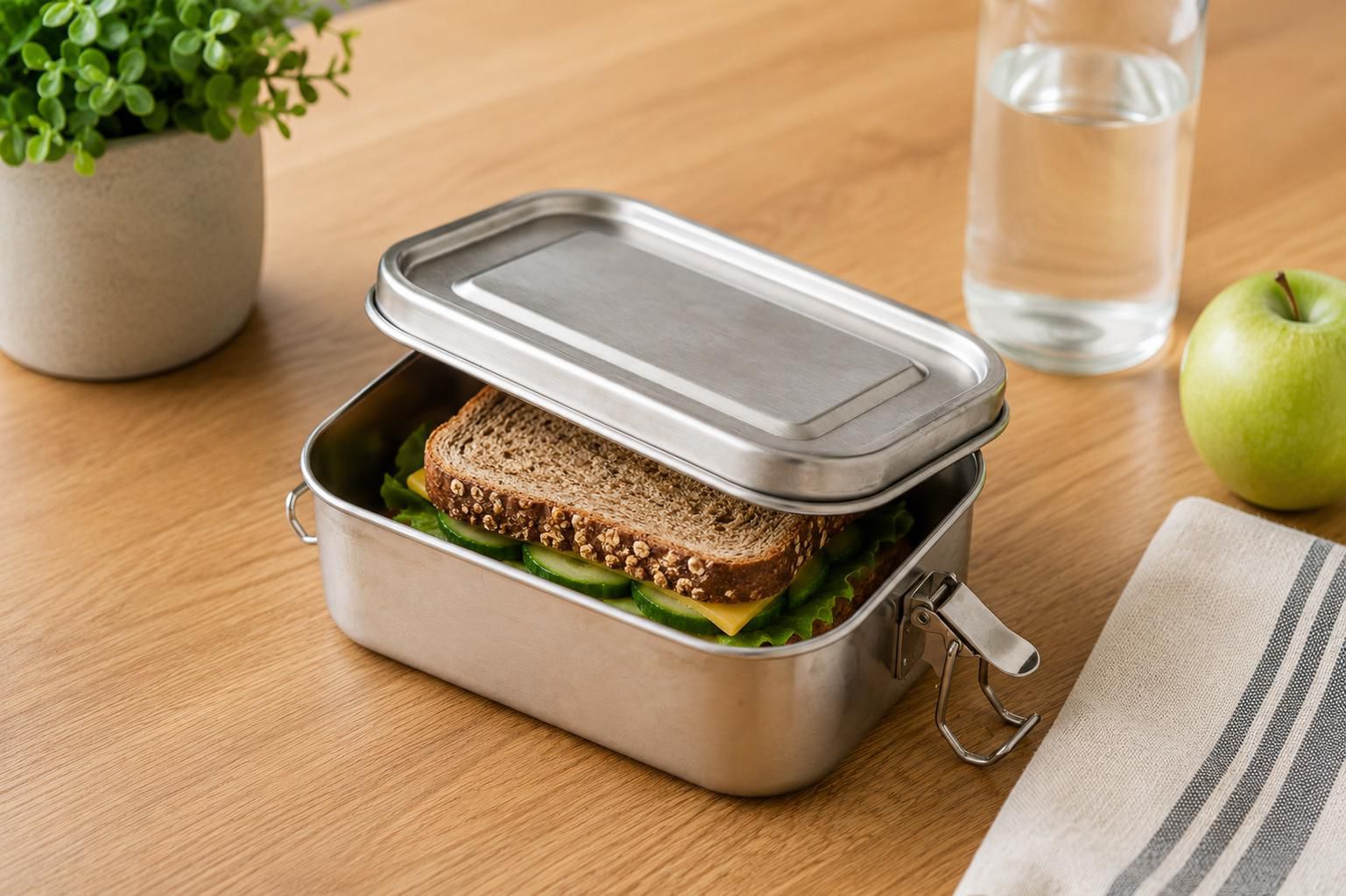 Vue 3 de Boîte repas Reese | 750 ml