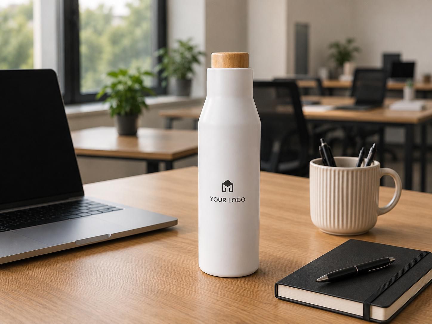 Vue 2 de Gourde isotherme Christian | 500 ml