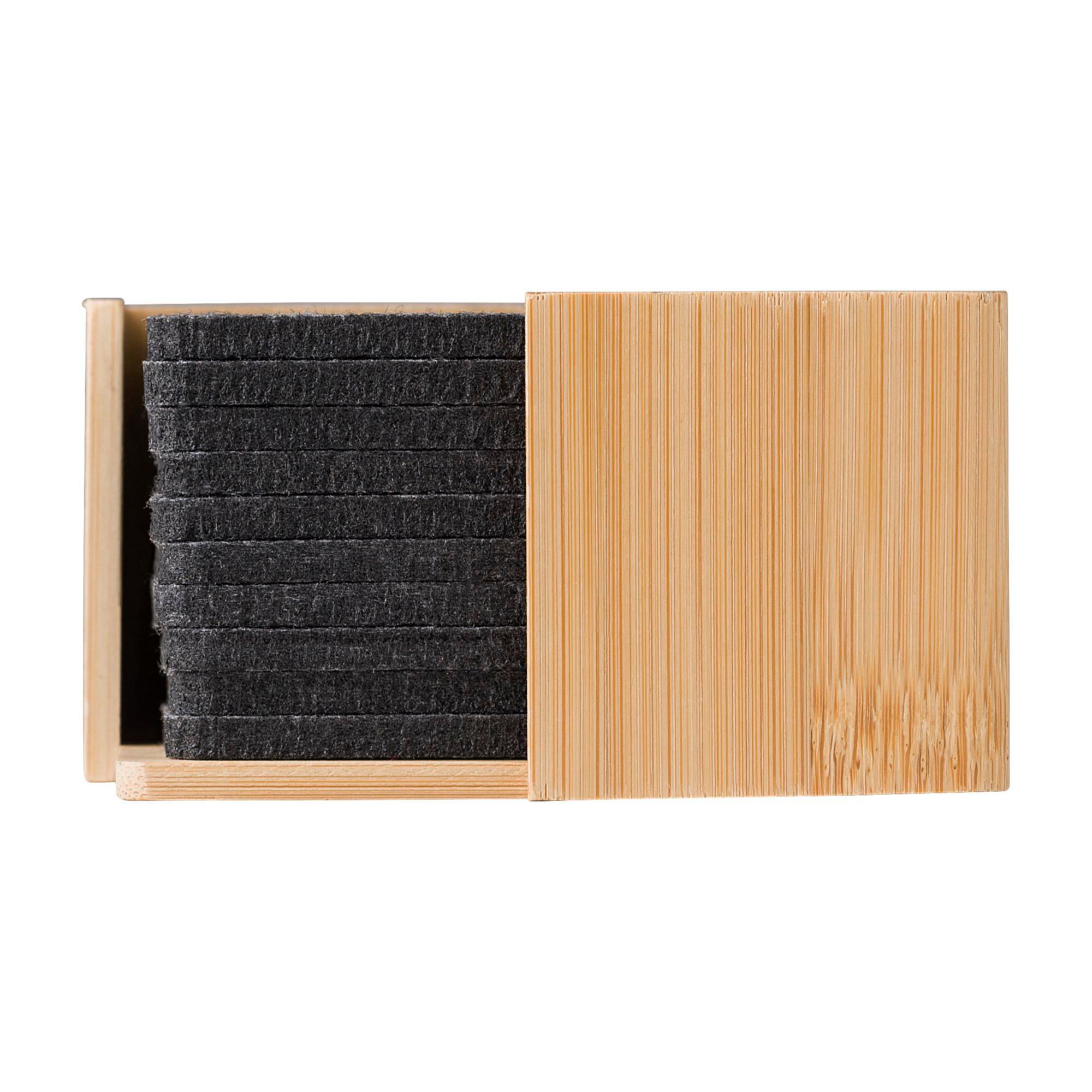 Vue 5 de Set de sous-verres Lawrence | Recyclé | Support en bambou