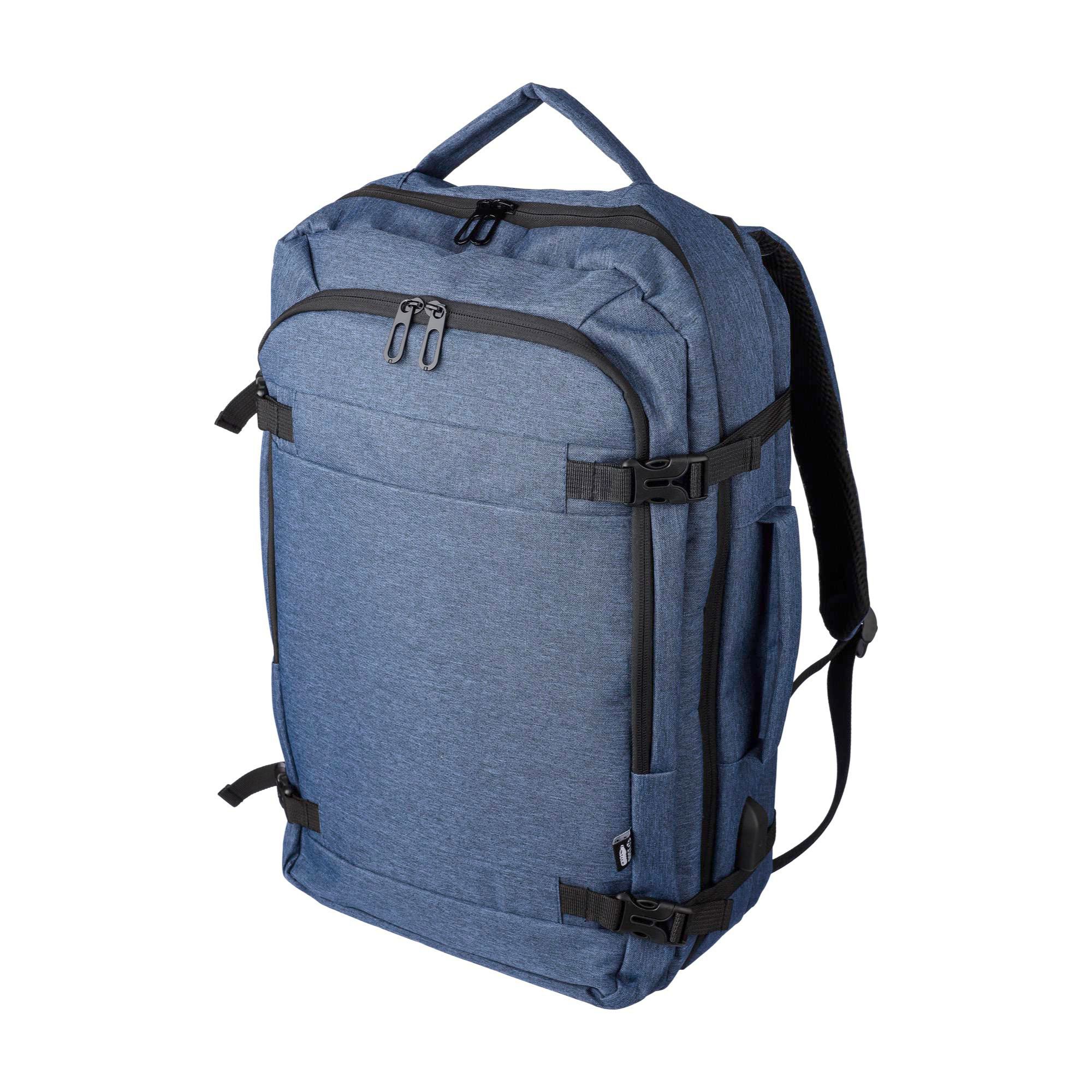 Vue 4 de Sac à dos Malcolm | Recyclé | Ordinateur portable 17" | 29 l