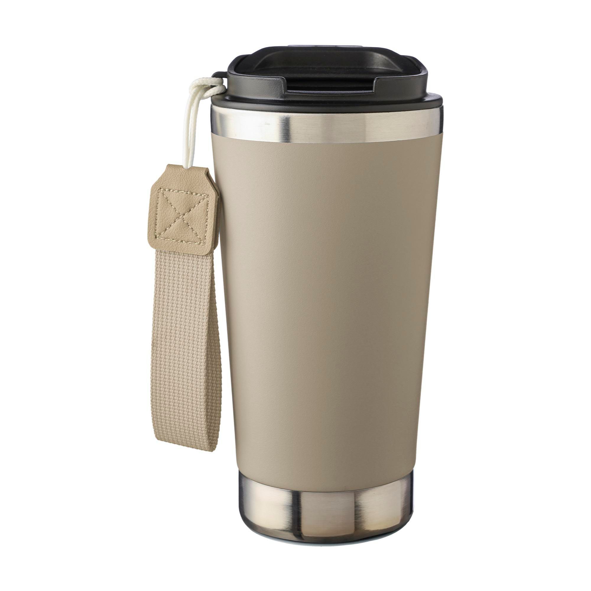 Vue 3 de Gobelet thermos double paroi Kayla | Recyclé | 500 ml