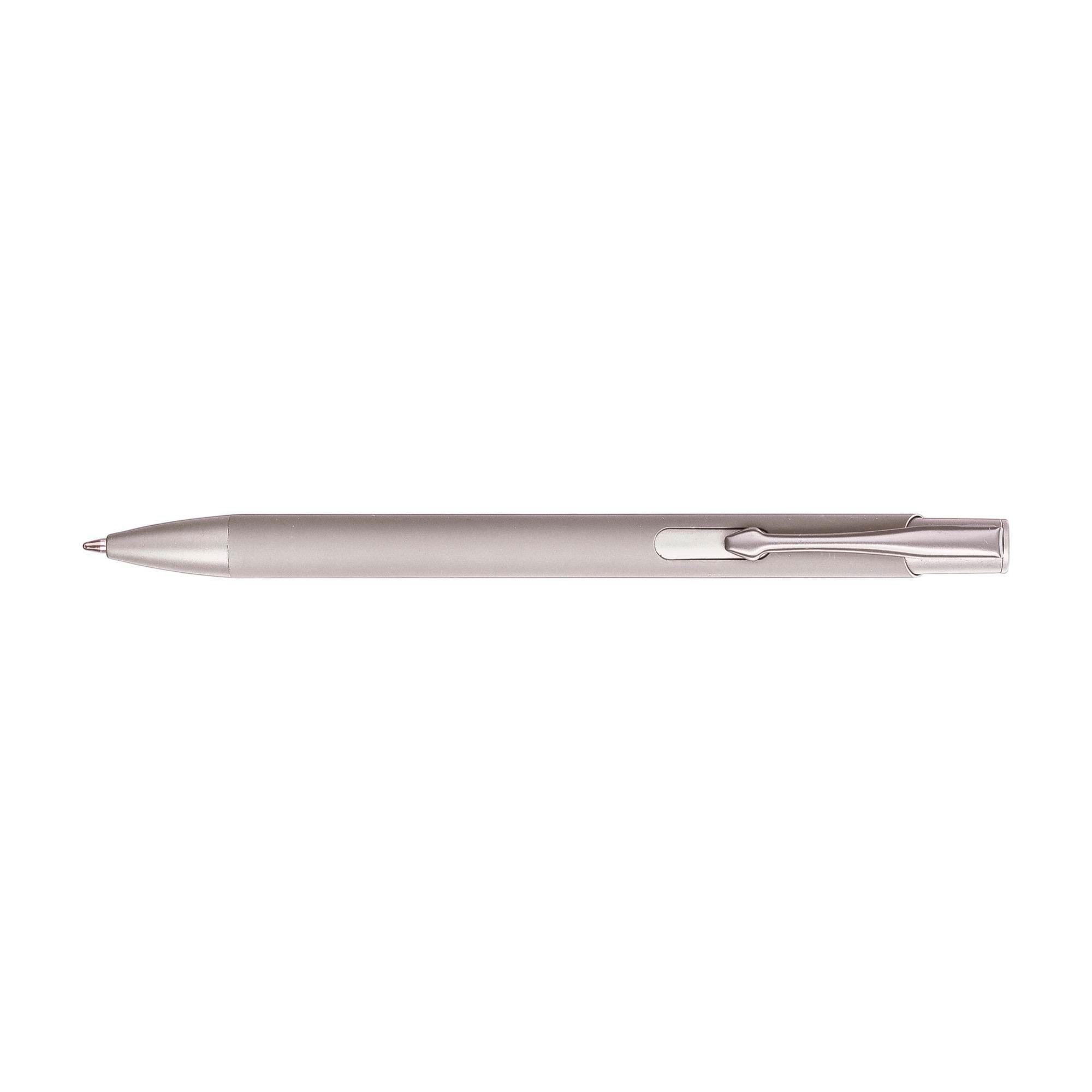 Vue 3 de Stylo Gladys | Recyclé | Finition caoutchoutée