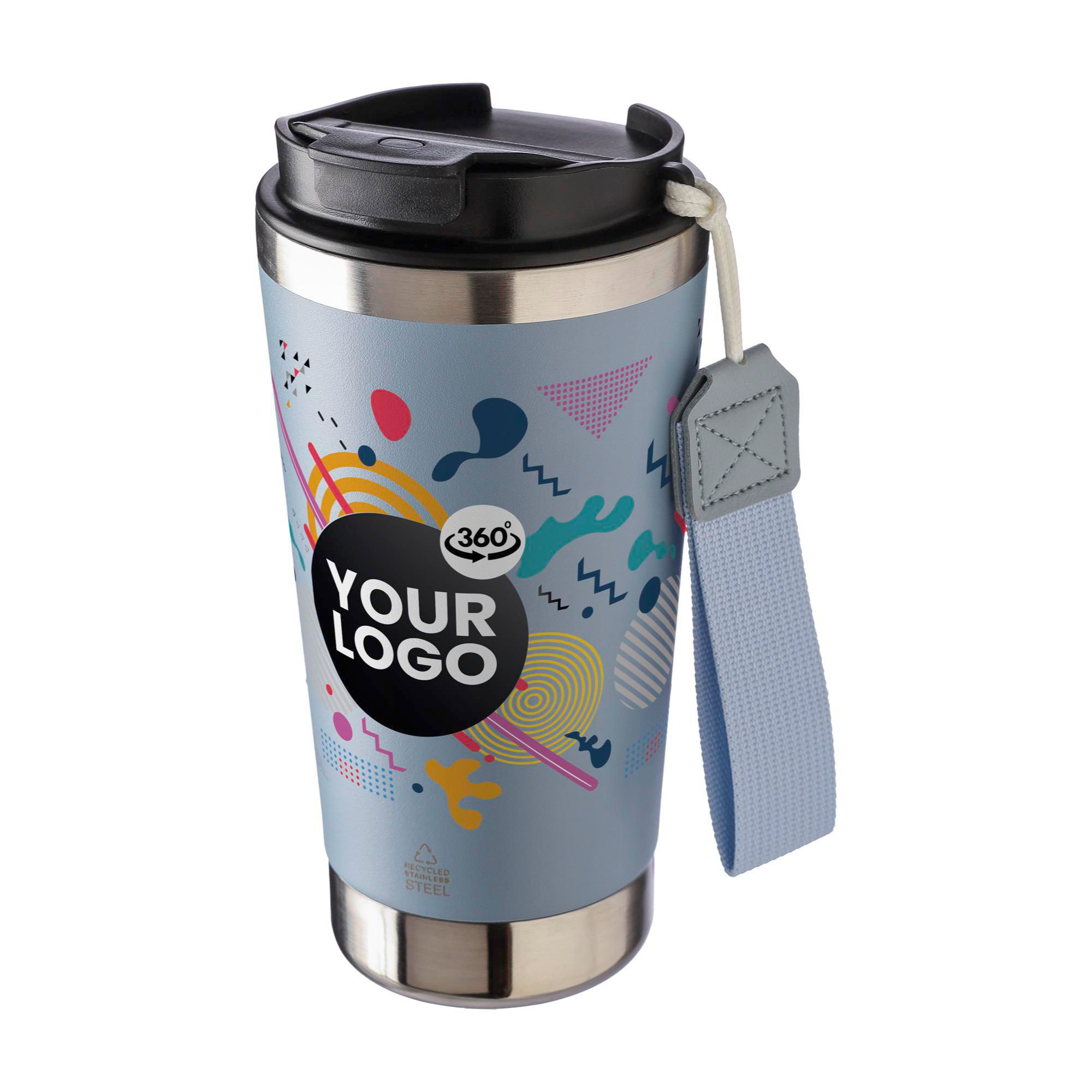 Vue 12 de Gobelet thermos double paroi Kayla | Recyclé | 500 ml