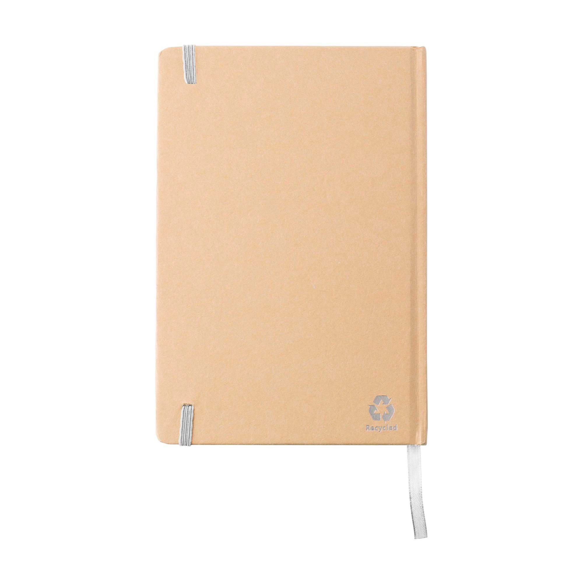 Vue 2 de Carnet de notes Gianni | Carton recyclé | A5 | Ligné