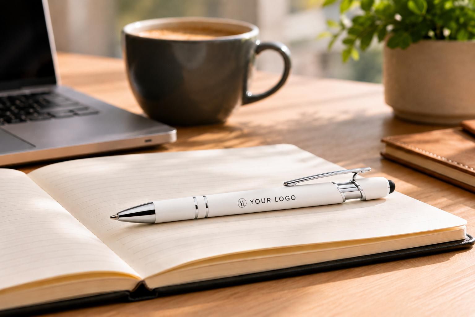 Vue 3 de Stylo Primo | Aluminium recyclé | Stylus