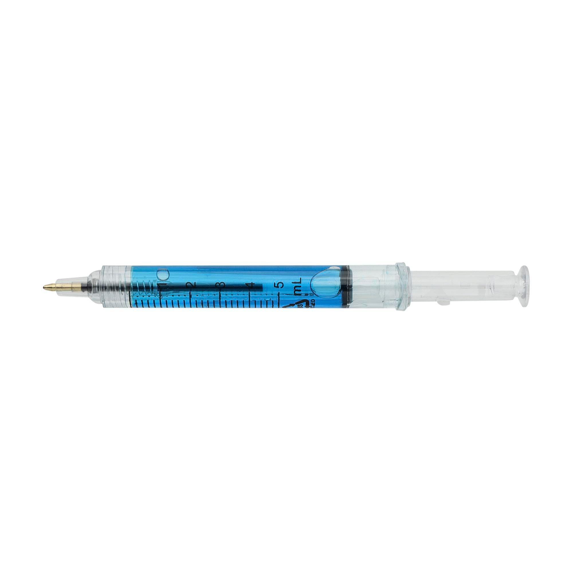 Vue 3 de Stylo Dr. David | Plastique recyclé | Forme seringue