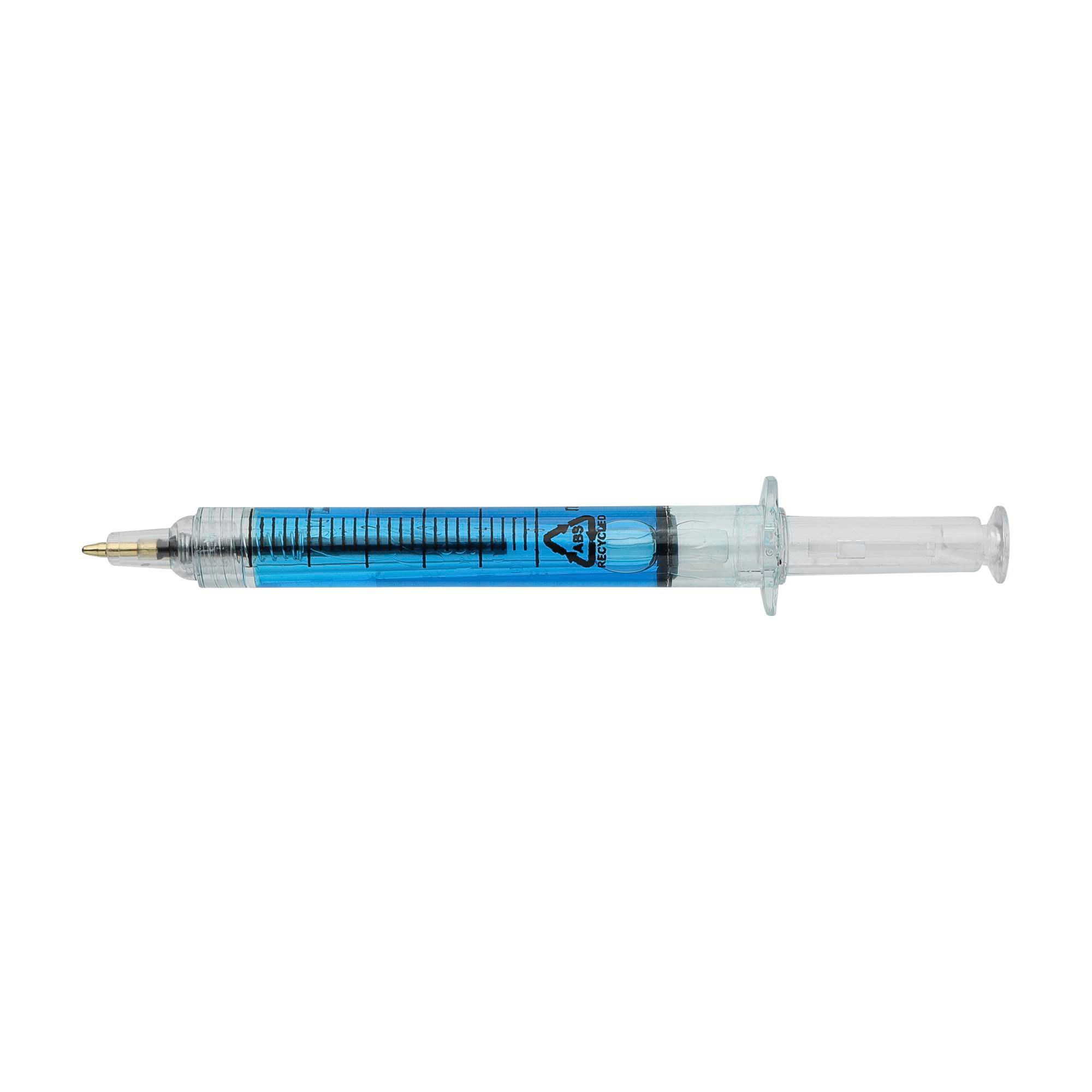 Vue 4 de Stylo Dr. David | Plastique recyclé | Forme seringue