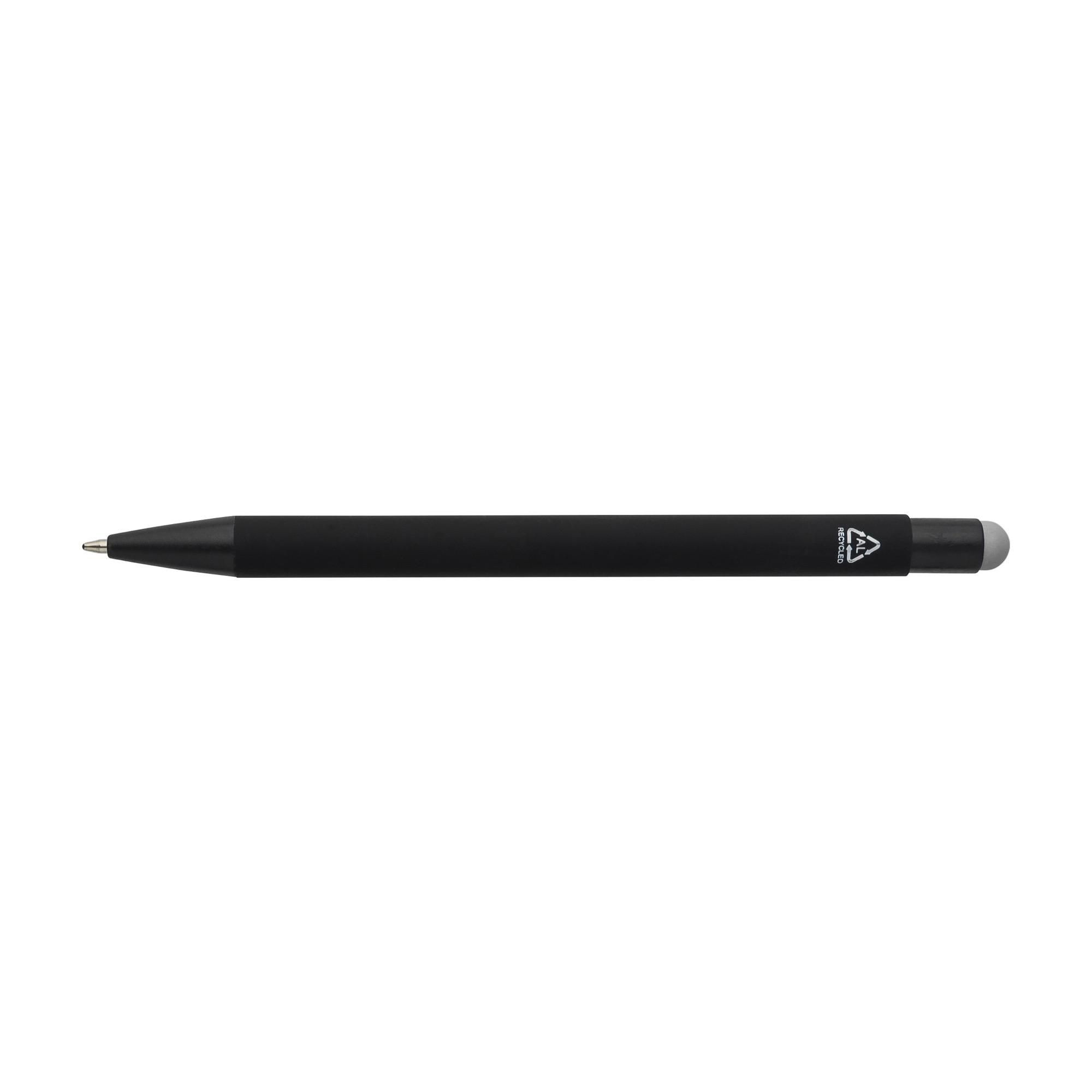 Vue 3 de Stylo Formentera | Aluminium recyclé | Stylus