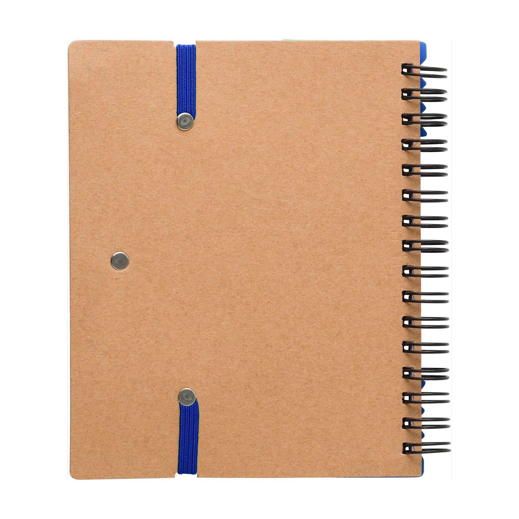 Vue 3 de Carnet de notes Stella | Papier recyclé | Ligné