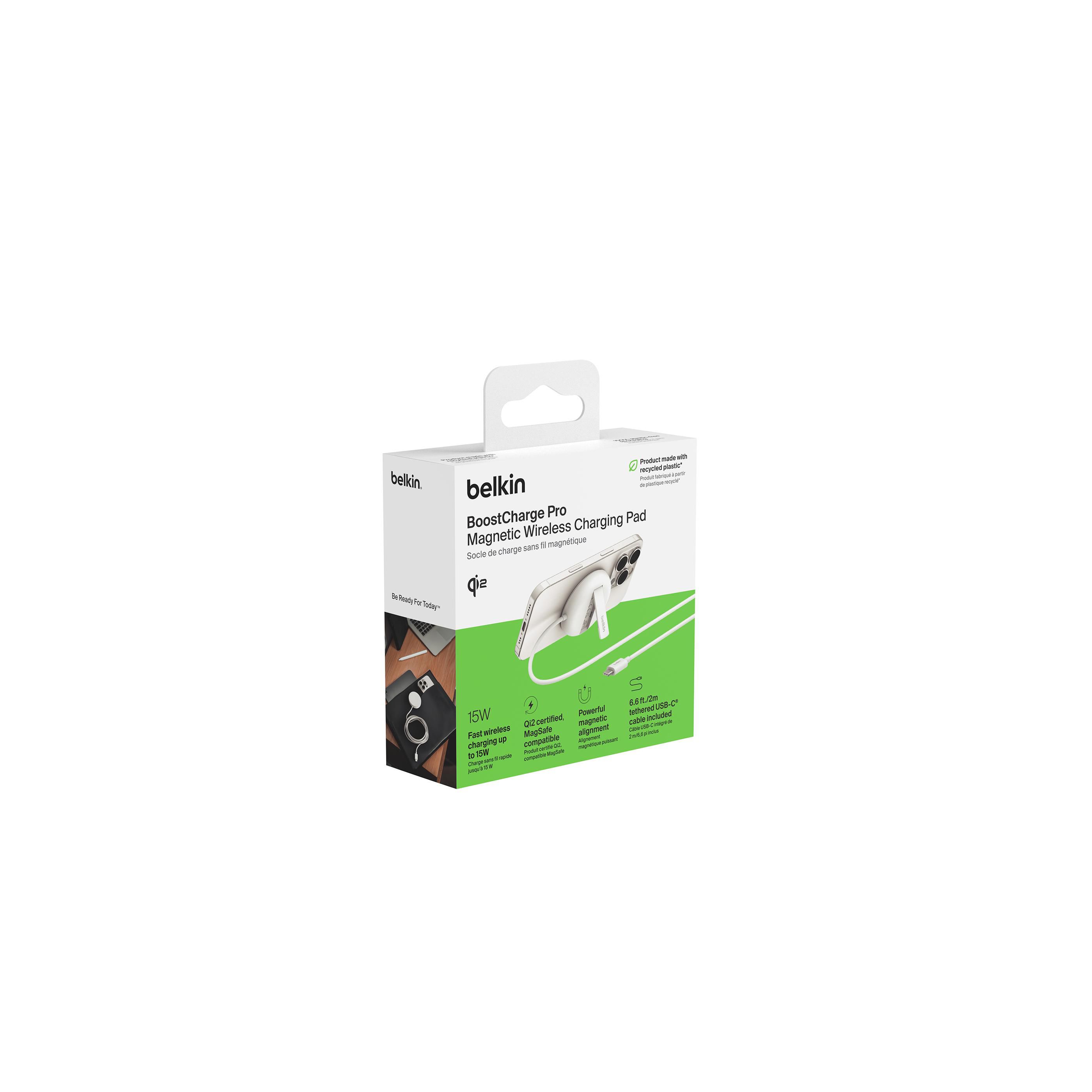 Vue 8 de Belkin Boost Charge Qi2 15w Magnetic Pad