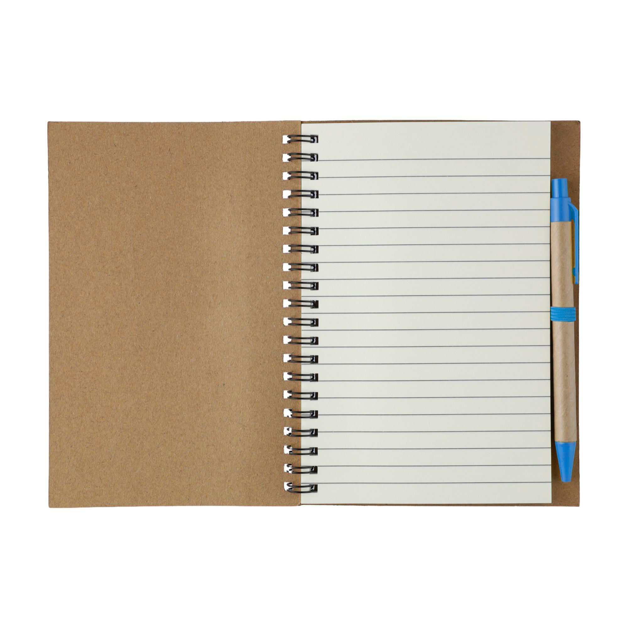 Vue 5 de Carnet Stella | Carton recyclé | Ligné | Avec stylo bille