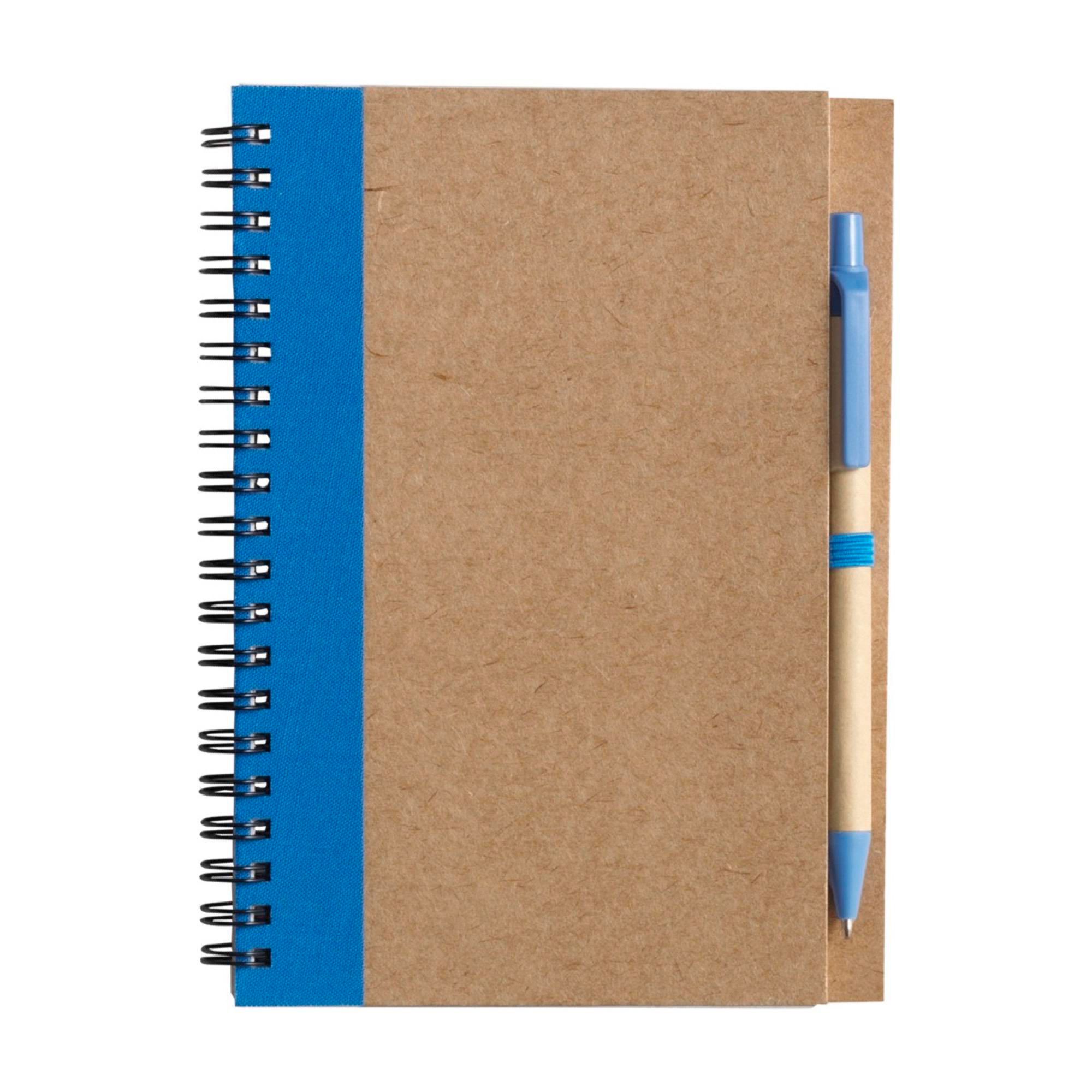 Carnet Stella | Carton recyclé | Ligné | Avec stylo bille