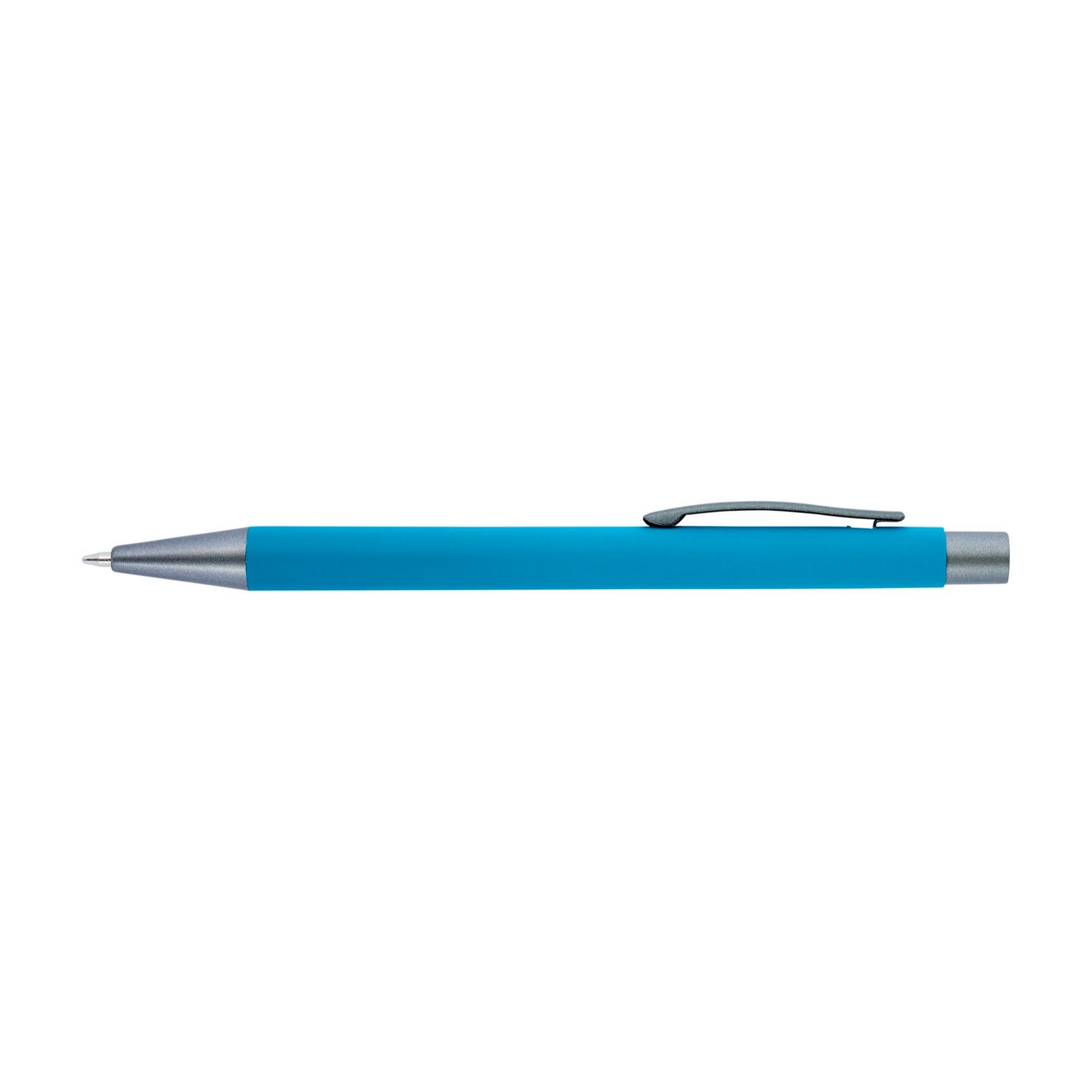 Vue 10 de Stylo bille Emmett | Recyclé | Finition caoutchoutée