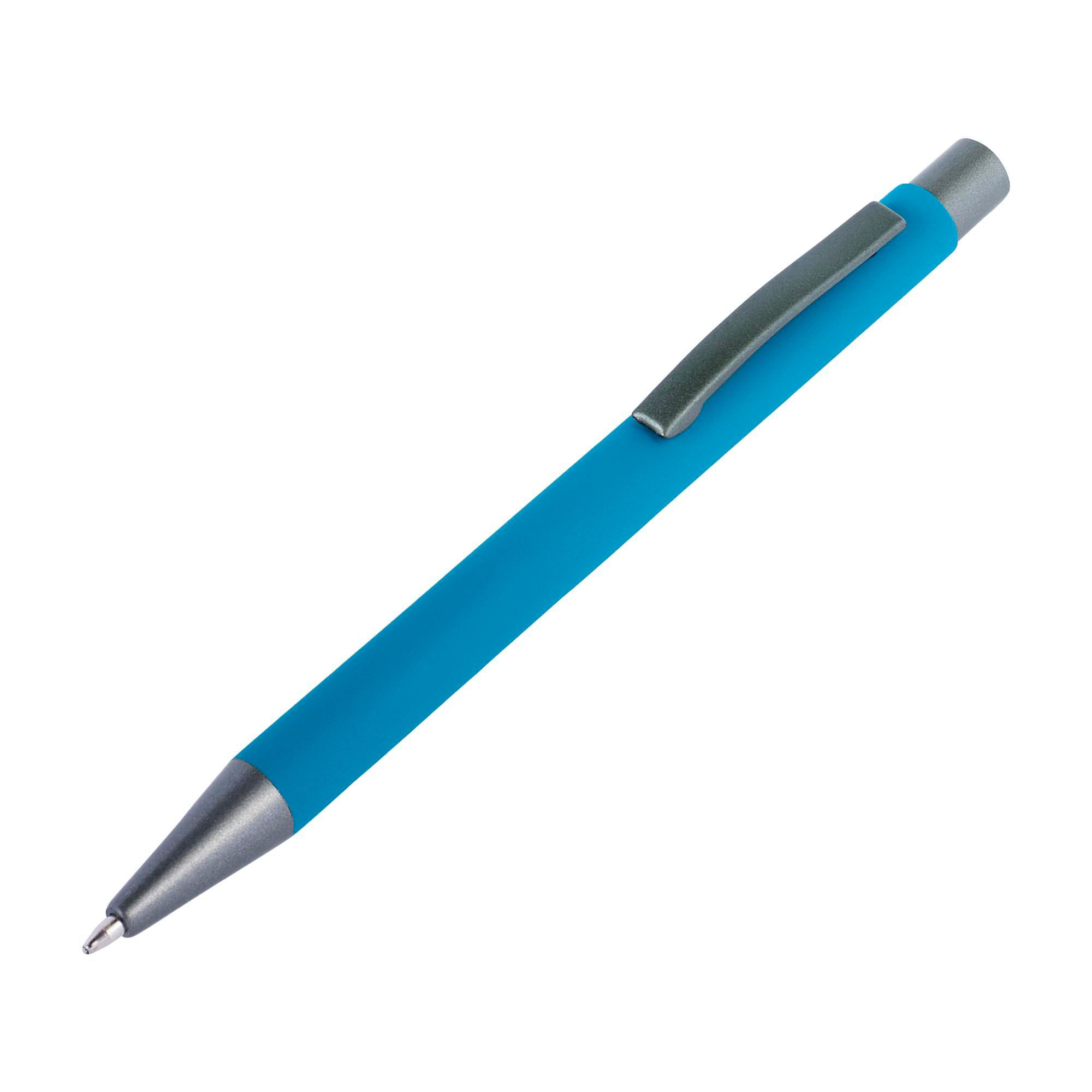 Vue 14 de Stylo bille Emmett | Recyclé | Finition caoutchoutée