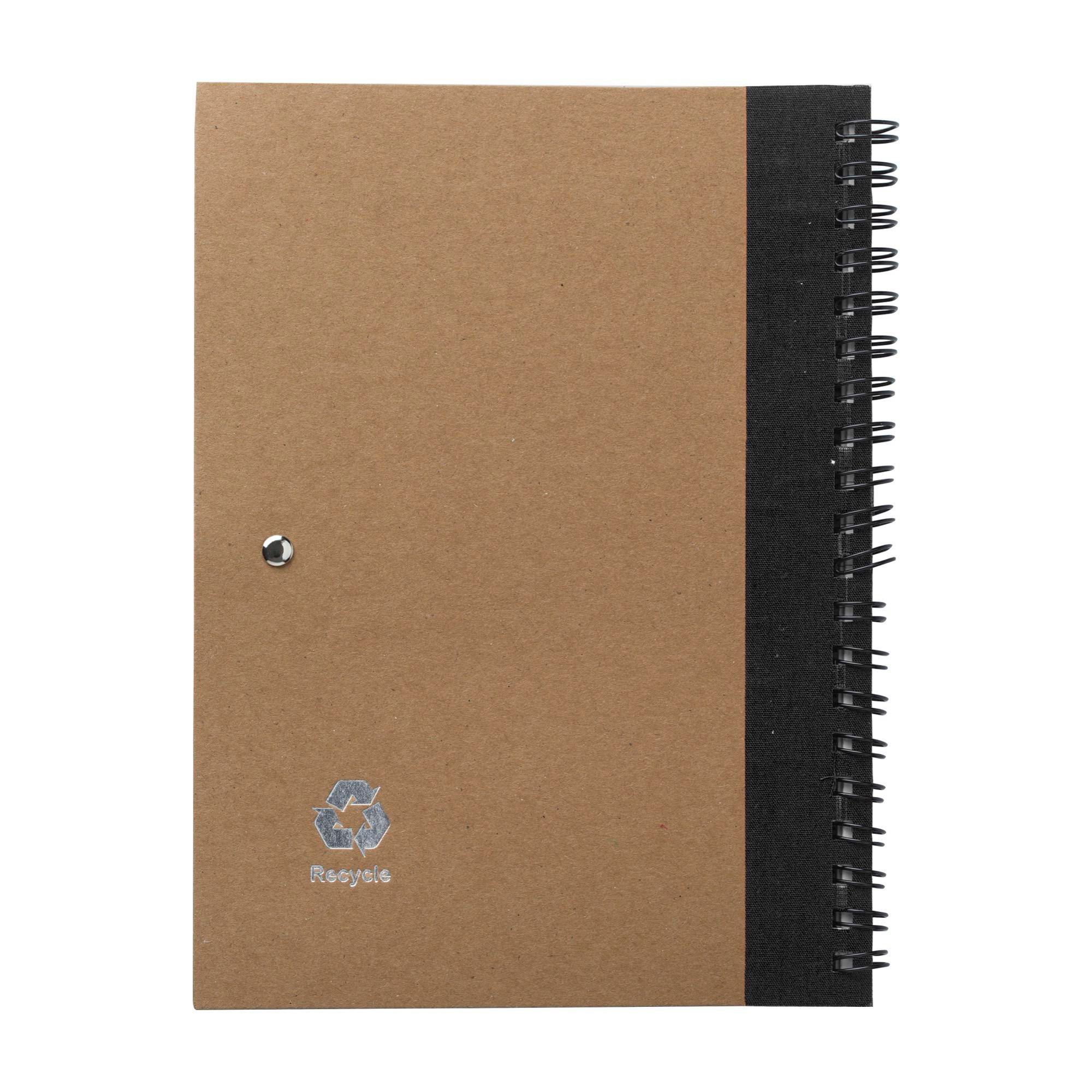 Vue 15 de Carnet Stella | Carton recyclé | Ligné | Avec stylo bille