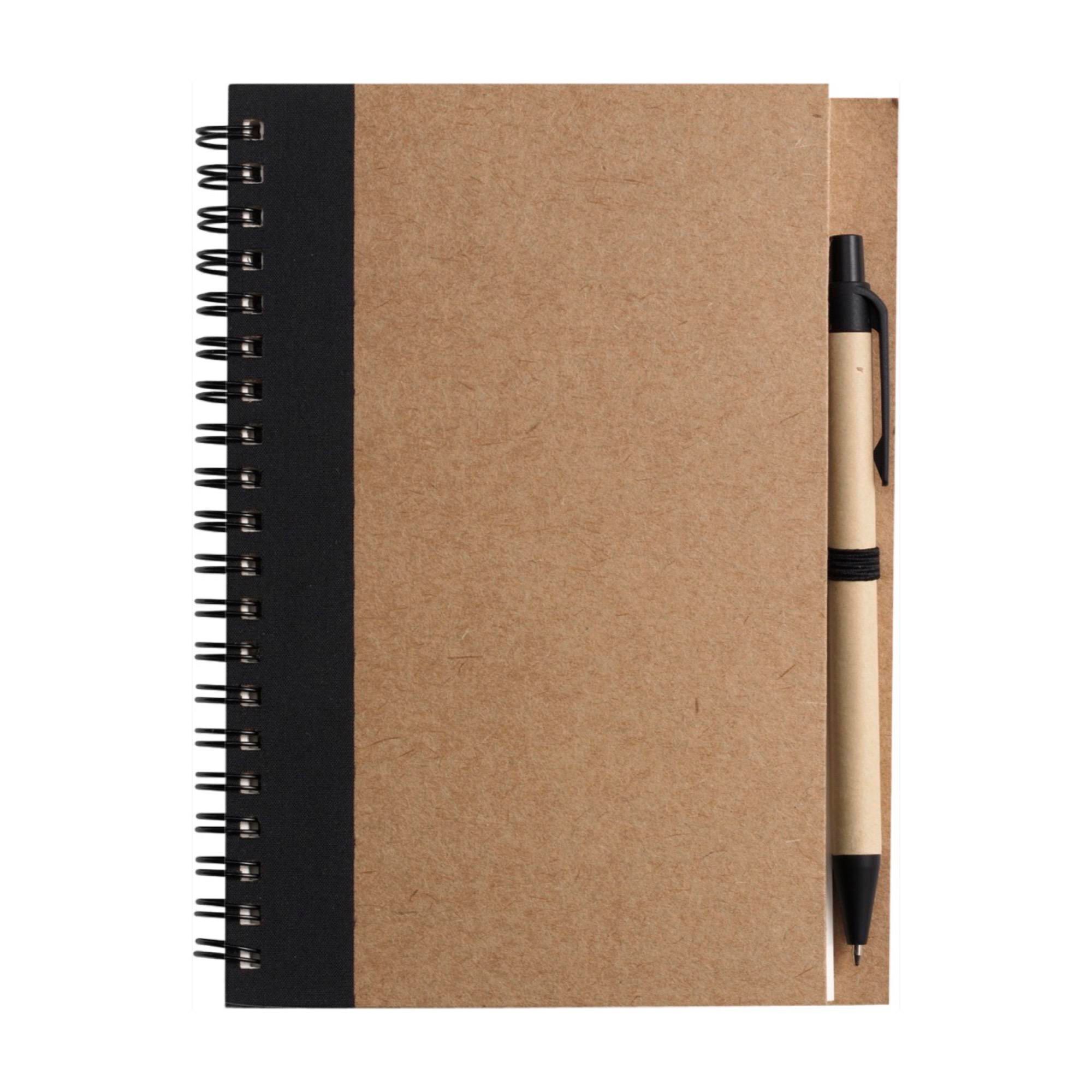 Vue 13 de Carnet Stella | Carton recyclé | Ligné | Avec stylo bille
