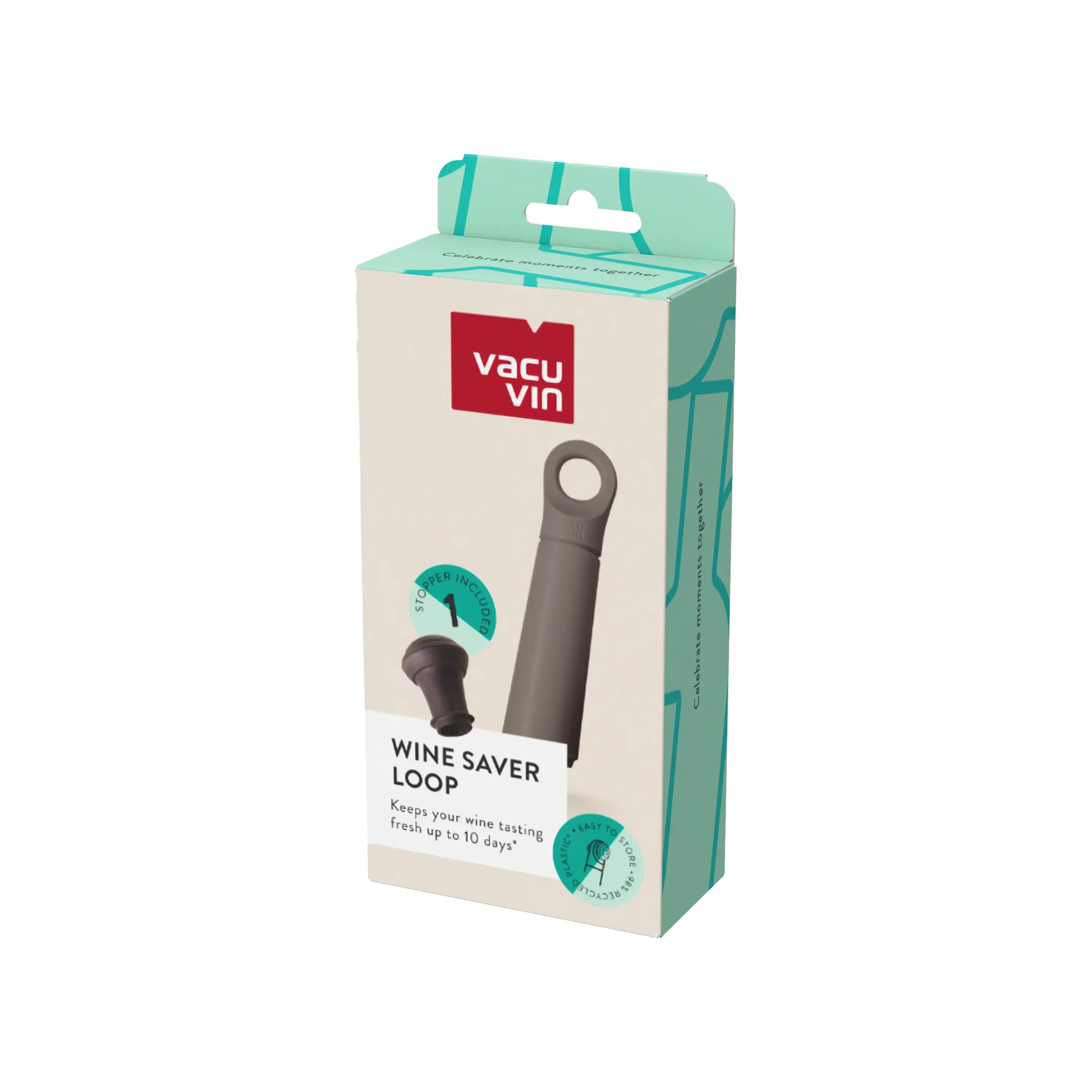 Vue 2 de Wine Saver Loop pompe à vide pour le vin