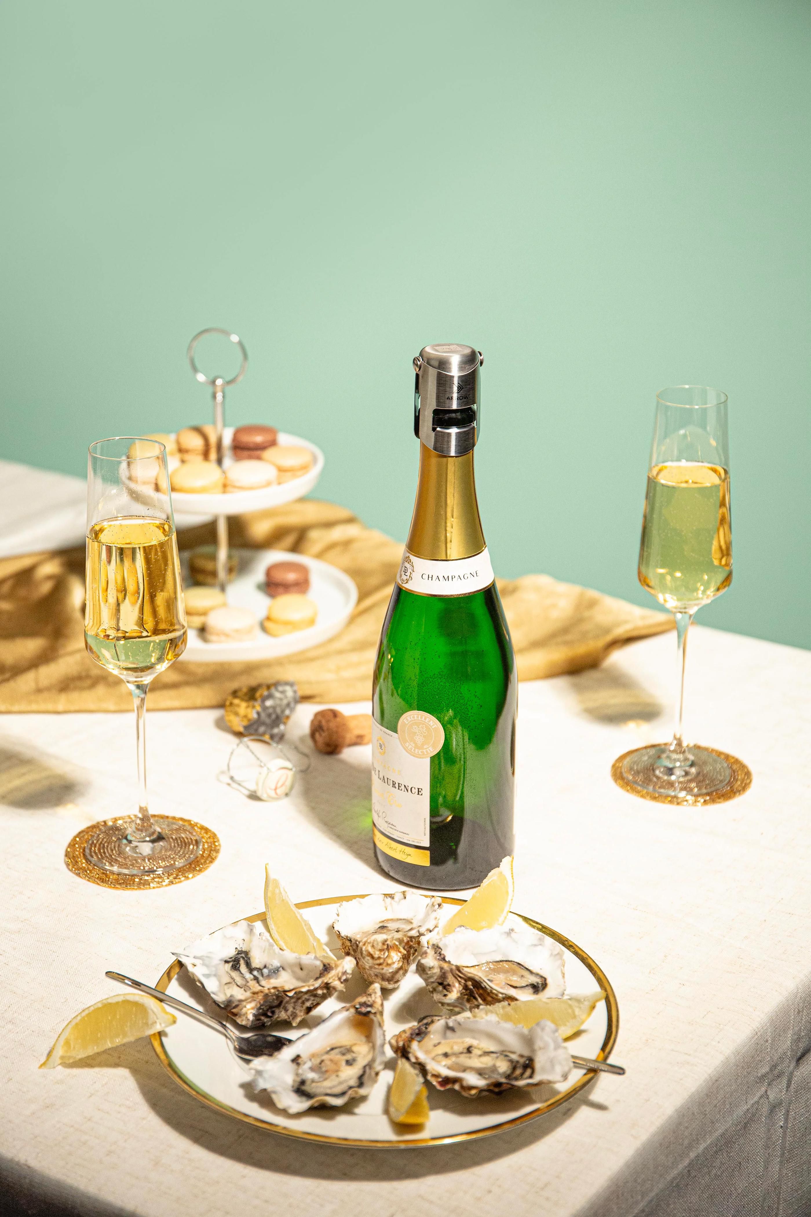 Vue 6 de Vacu Vin Champagne Stopper Stainless Steel bouchon de bouteille