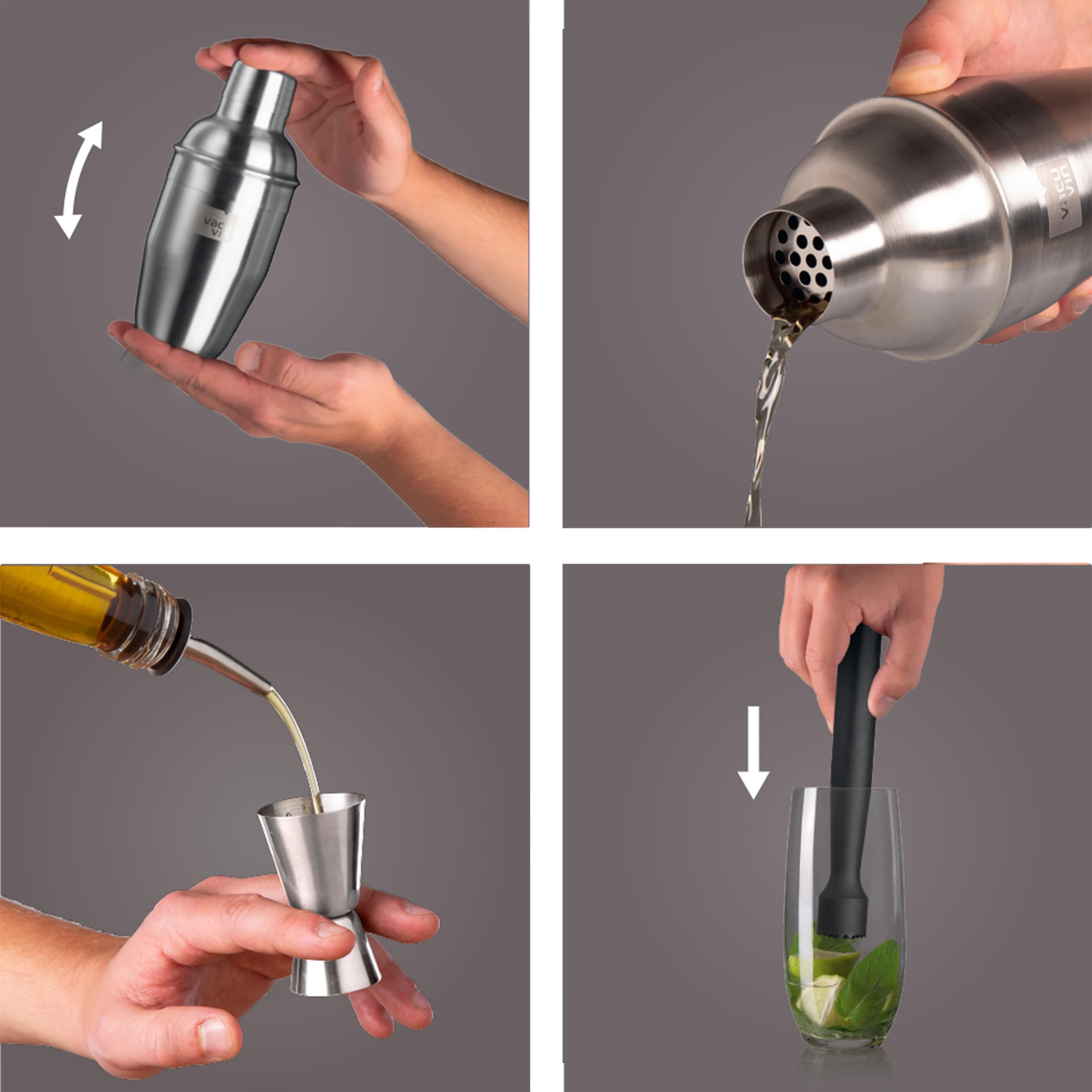 Vue 4 de Cocktailset Bar in a Box Starter set de cocktails