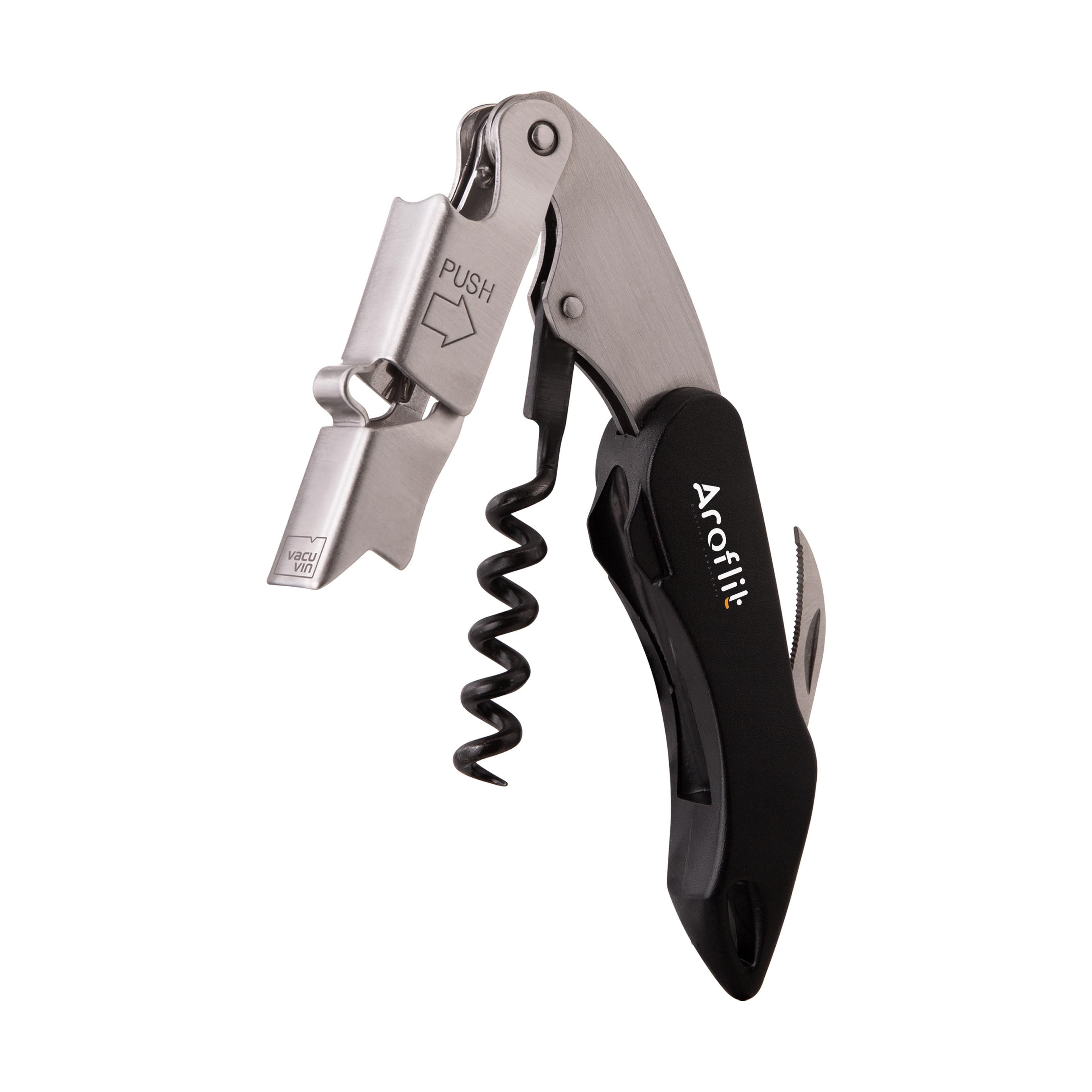 Vacu Vin Waiter’s Corkscrew Push Large couteau de sommelier