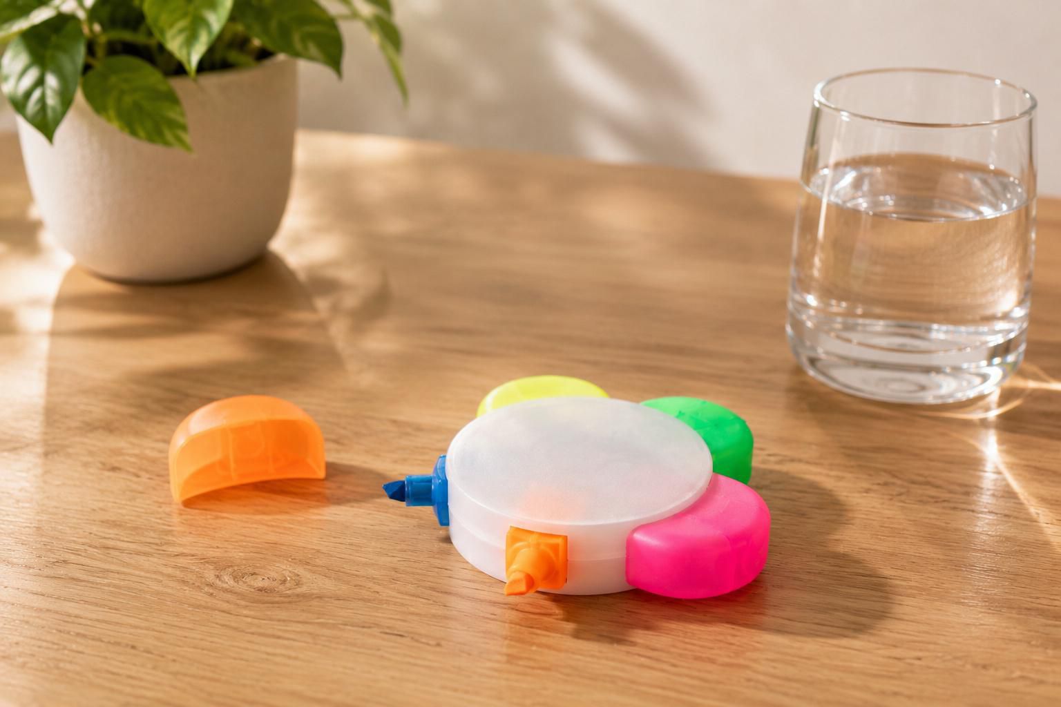 Vue 10 de Set de surligneurs Brodie | Plastique | 5 couleurs