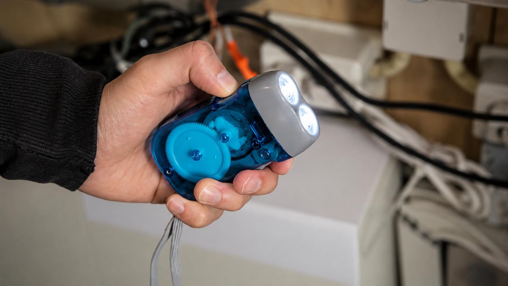 Vue 3 de Lampe de poche solaire Tristan