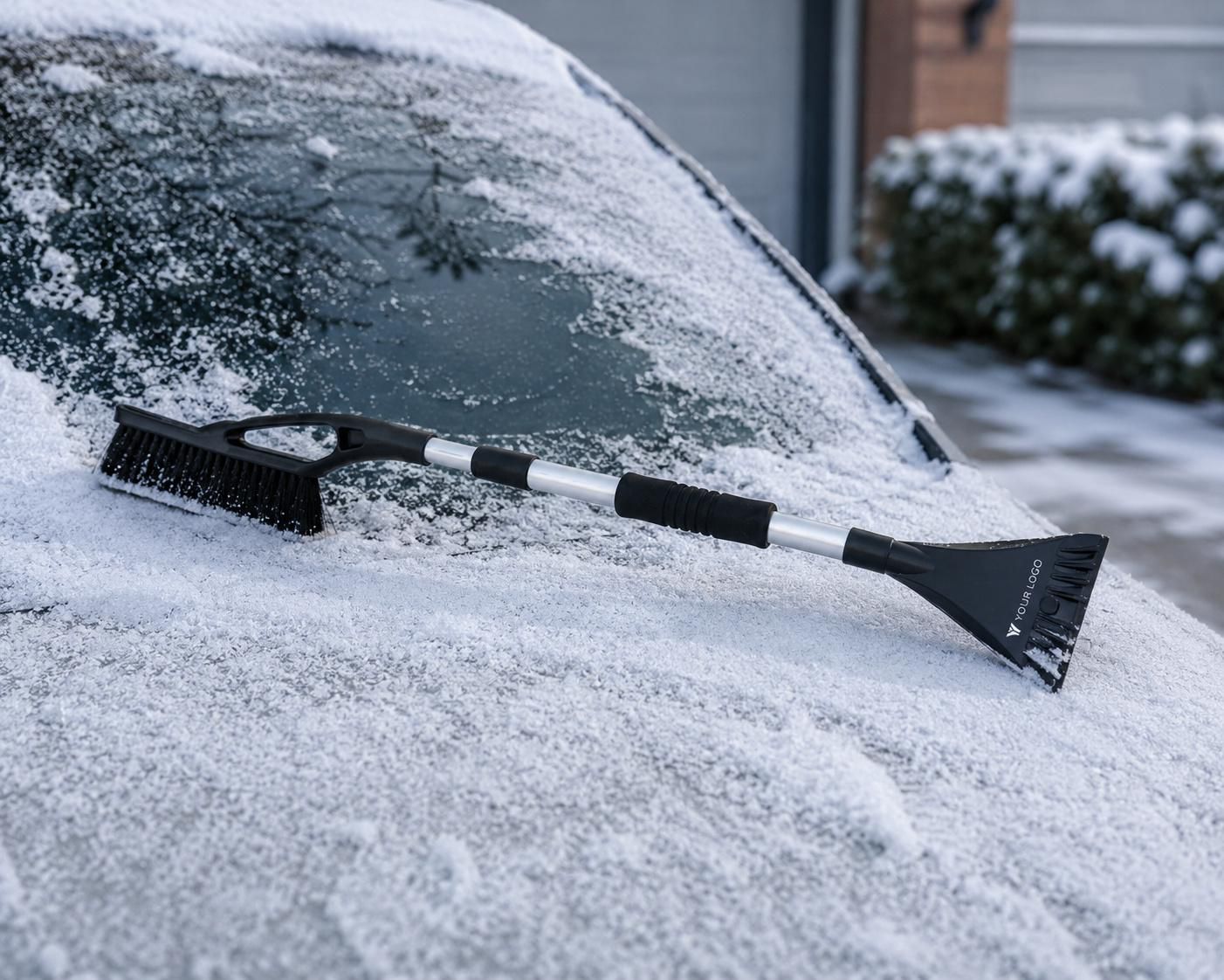 Vue 5 de Grattoir à glace Justin | Avec brosse