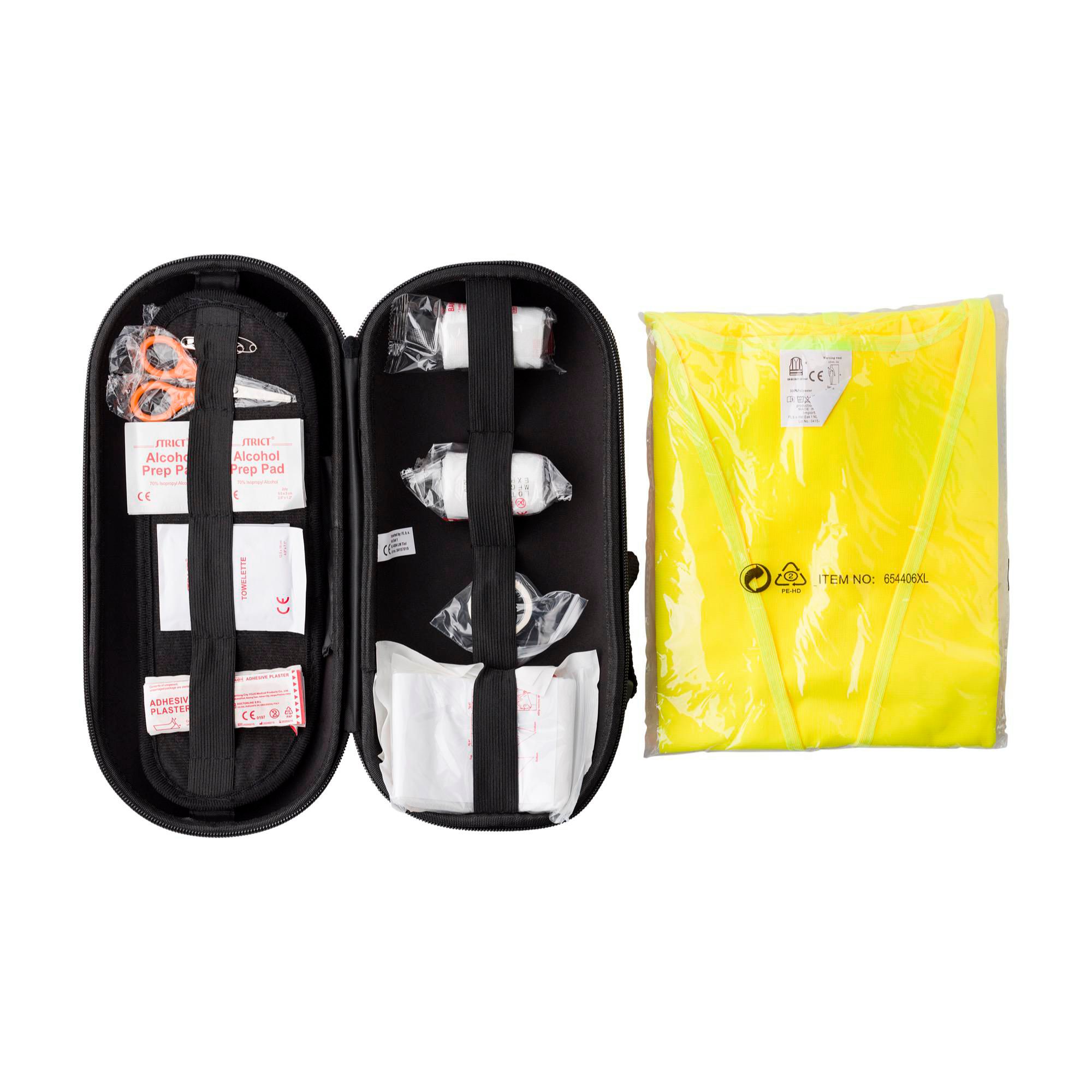 Vue 6 de Kit de premiers secours voiture Hazel | 40 pcs | UE uniquement