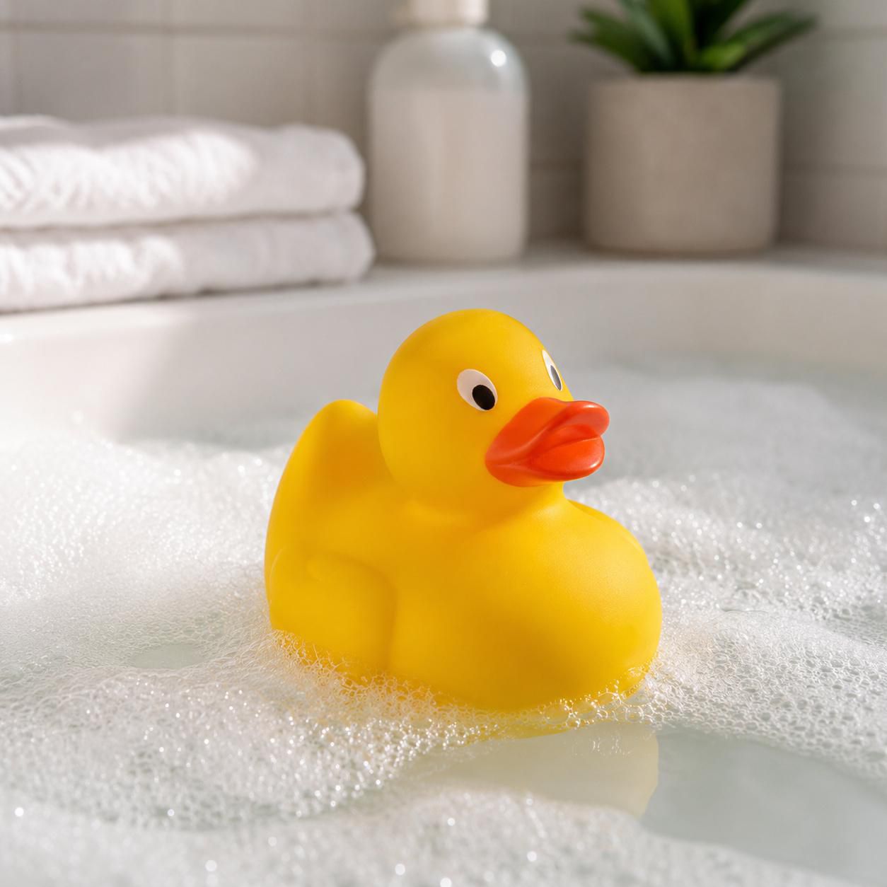 Vue 2 de Canard en plastique Mirta